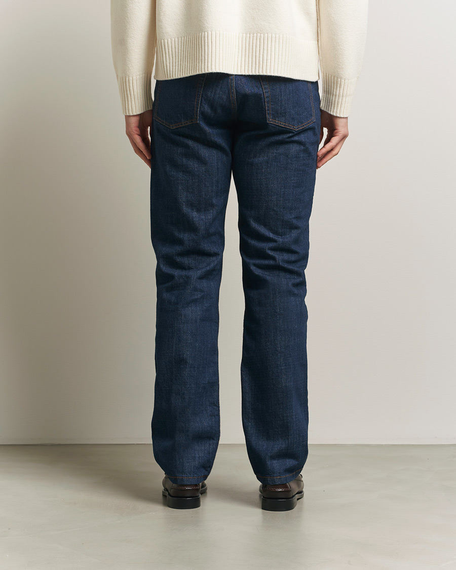 Uomini | Pantaloni | AMI | Classic Fit Jeans Indigo