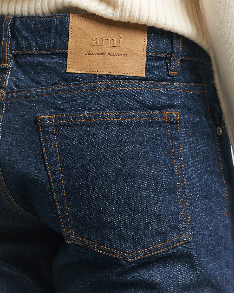 Uomini | Pantaloni | AMI | Classic Fit Jeans Indigo