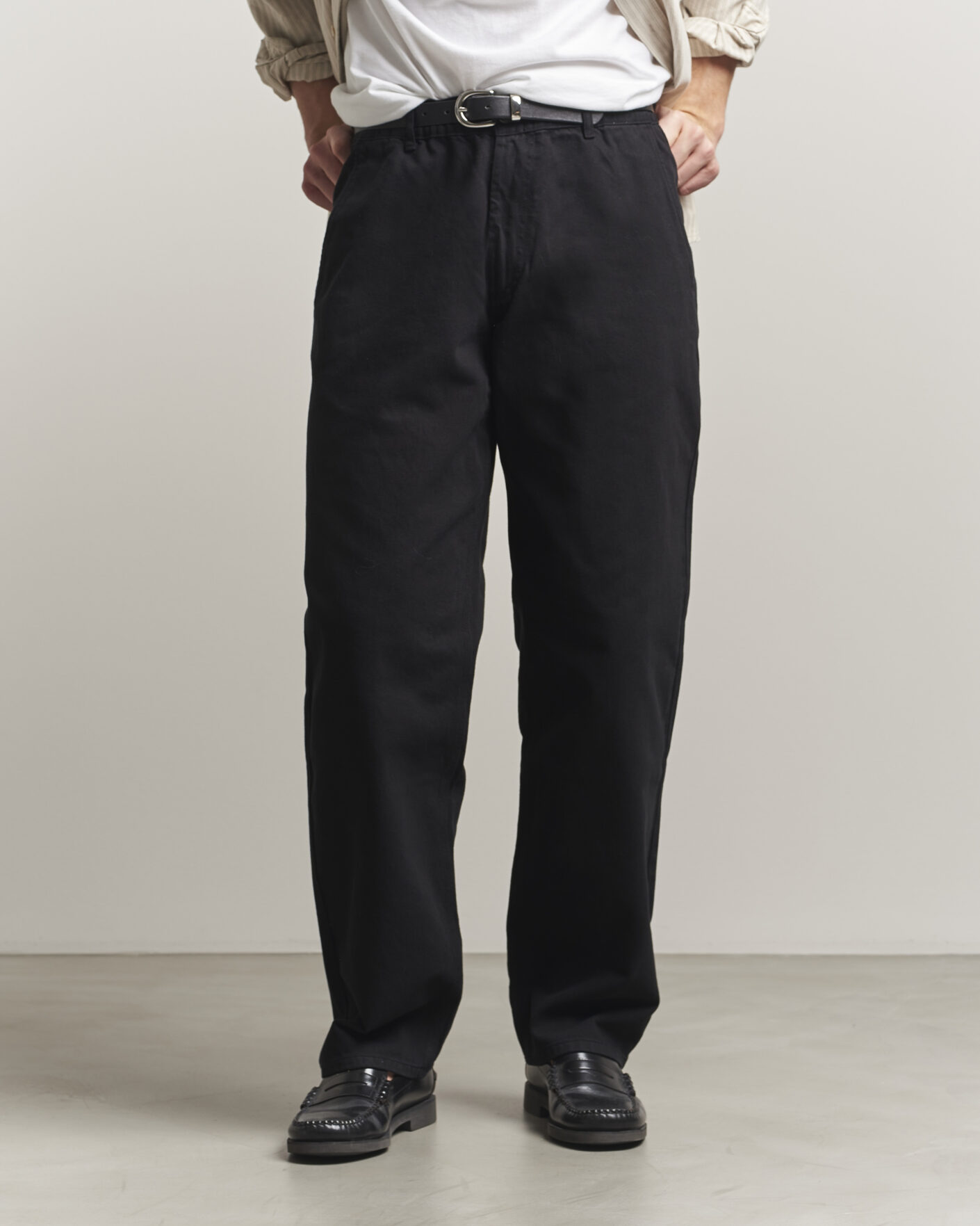 Uomini | Pantaloni | Forét | Clay Twill Pants Black