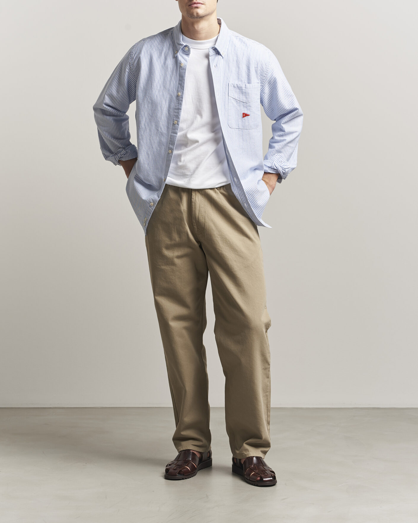 Uomini | Pantaloni | Forét | Clay Twill Pants Khaki