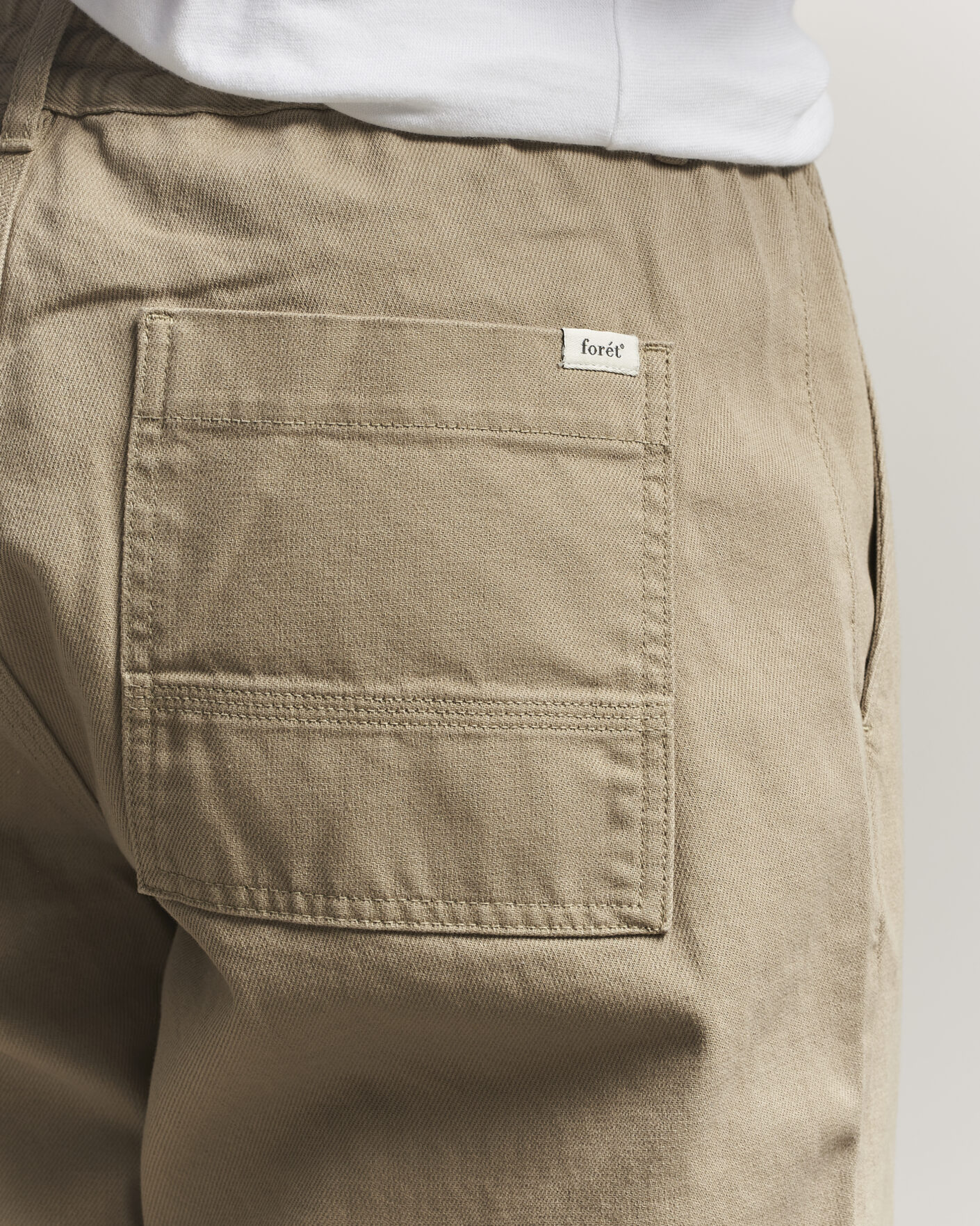Uomini | Pantaloni | Forét | Clay Twill Pants Khaki