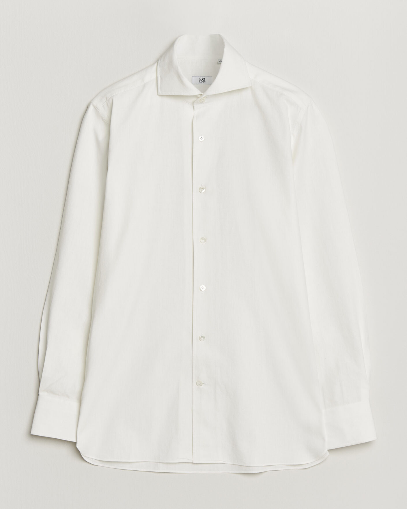Uomini | Camicie | 100Hands | Washed Japanese Denim Shirt Off White