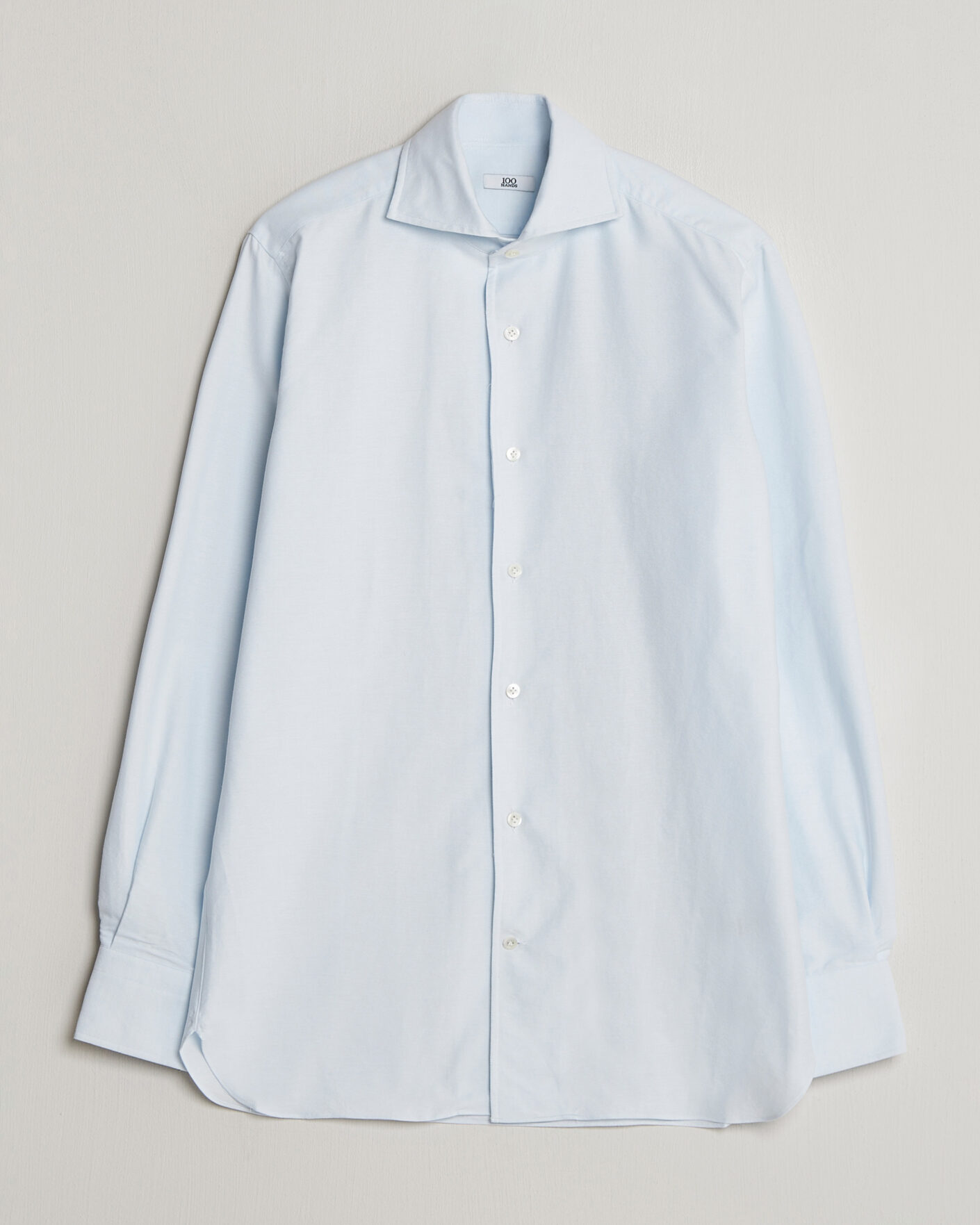 Uomini | Camicie | 100Hands | Washed Oxford Shirt Light Blue