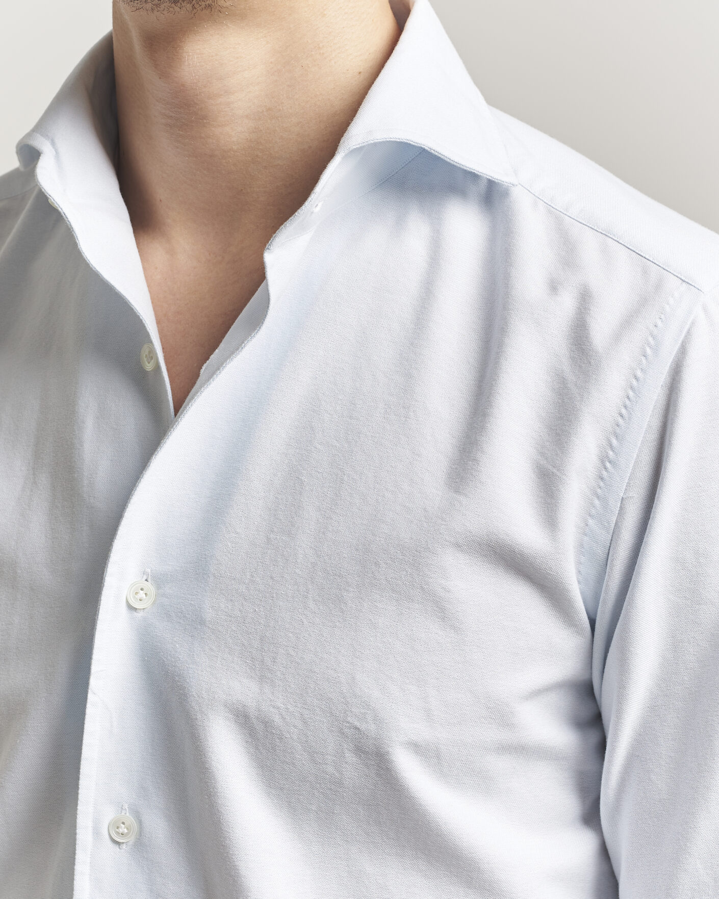 Uomini | Camicie | 100Hands | Washed Oxford Shirt Light Blue