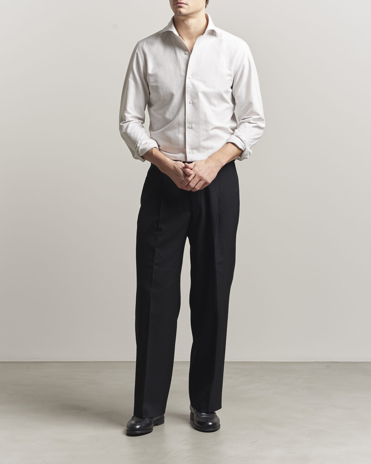 Uomini | Camicie | 100Hands | Washed Oxford Shirt Grey