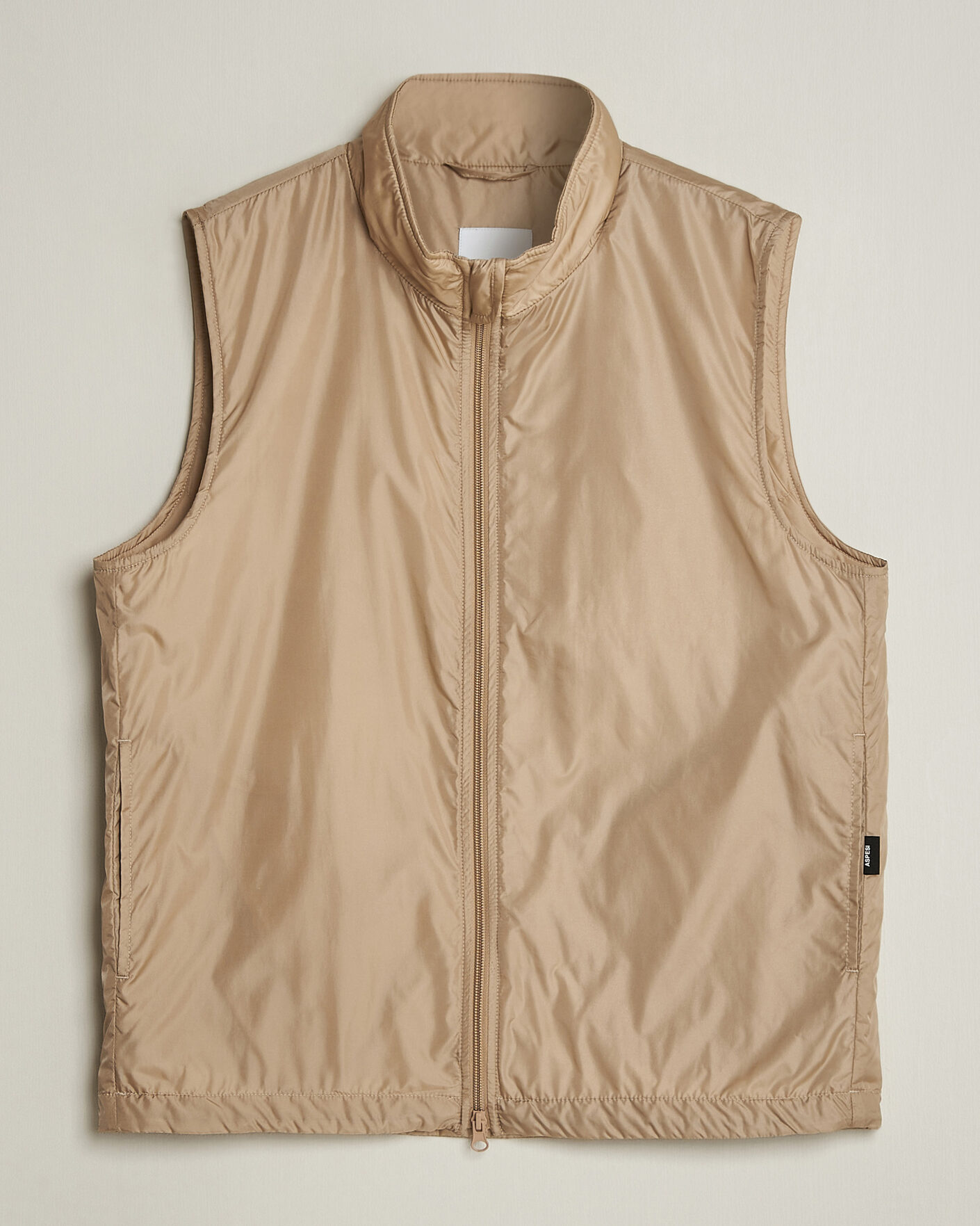 Uomini | Gilet | Aspesi | Vernes Nylon Gilet Beige