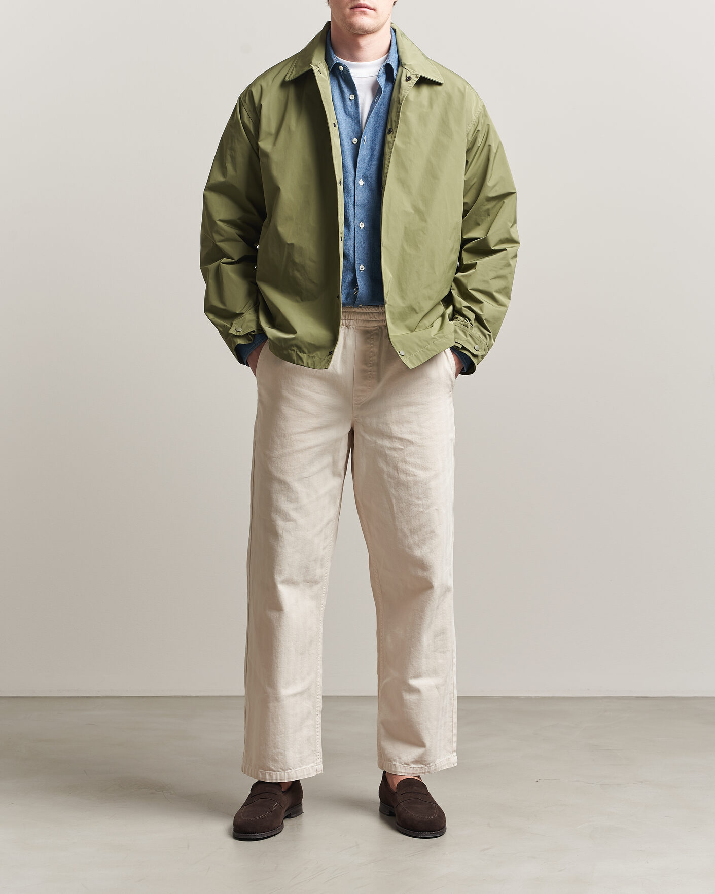 Uomini | Giacche | Aspesi | Pollard Varsity Jacket Olive