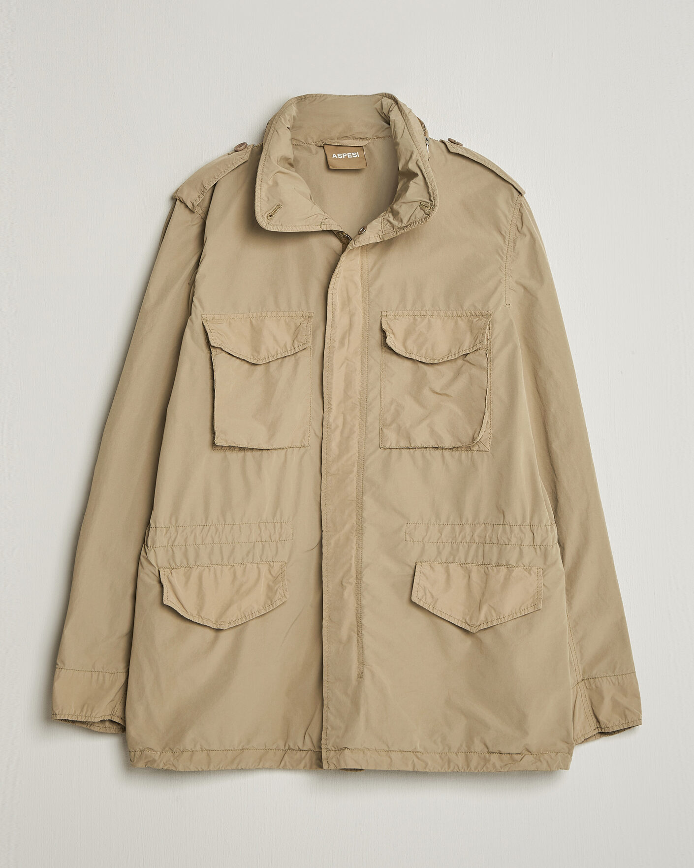Uomini | Giacche | Aspesi | Garment Dyed Field Jacket Sand