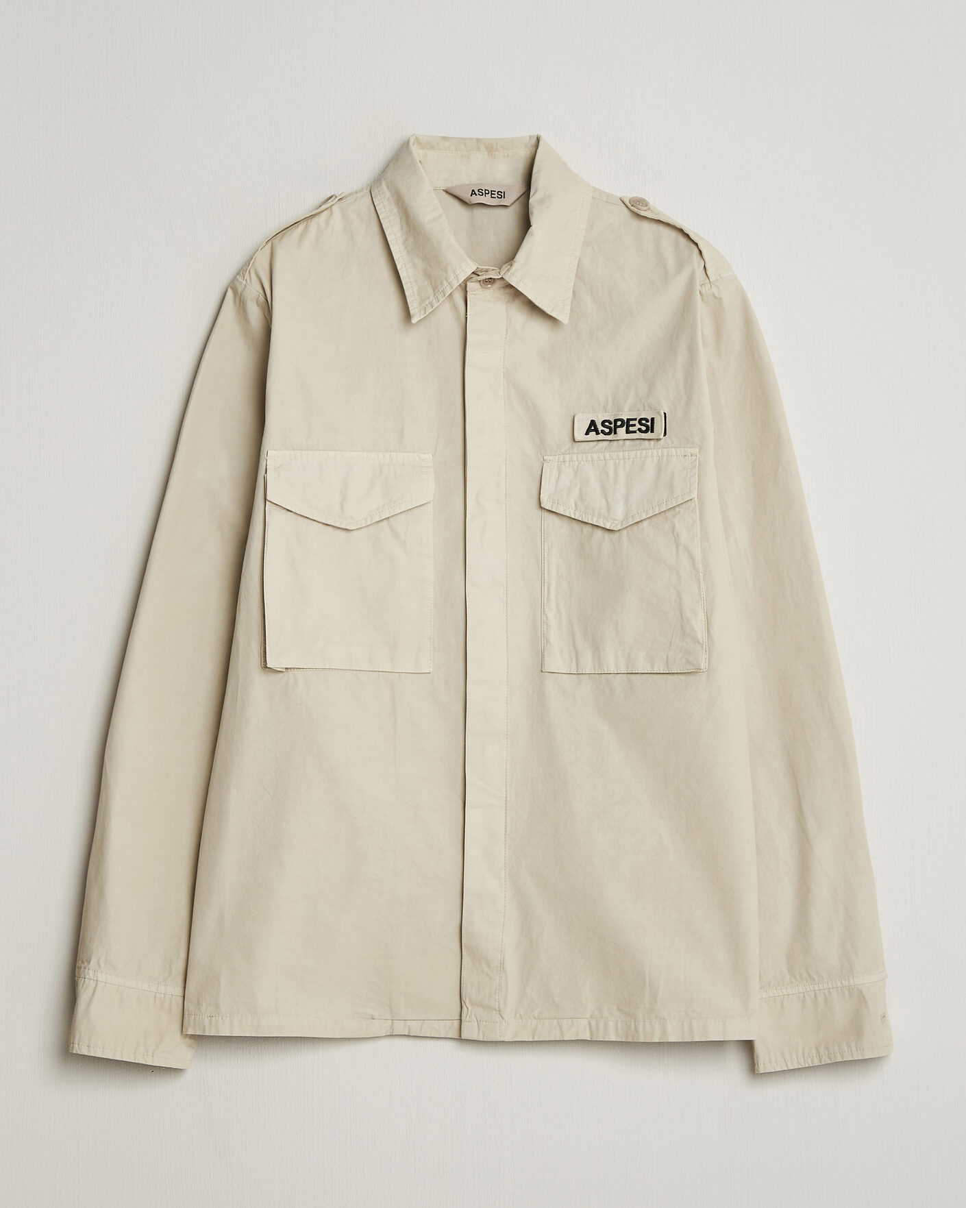 Uomini | Giacche | Aspesi | Cotton Field Shirt Sand