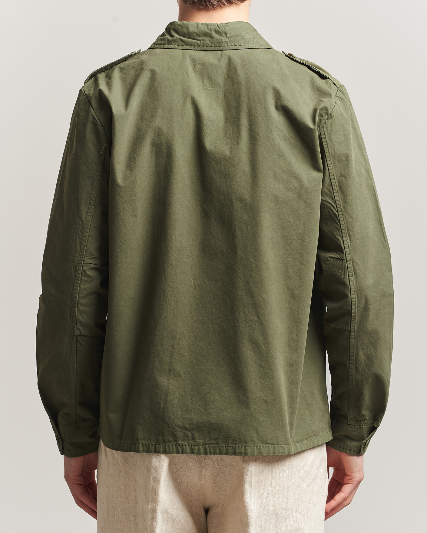Uomini | Giacche | Aspesi | Cotton Field Shirt Olive