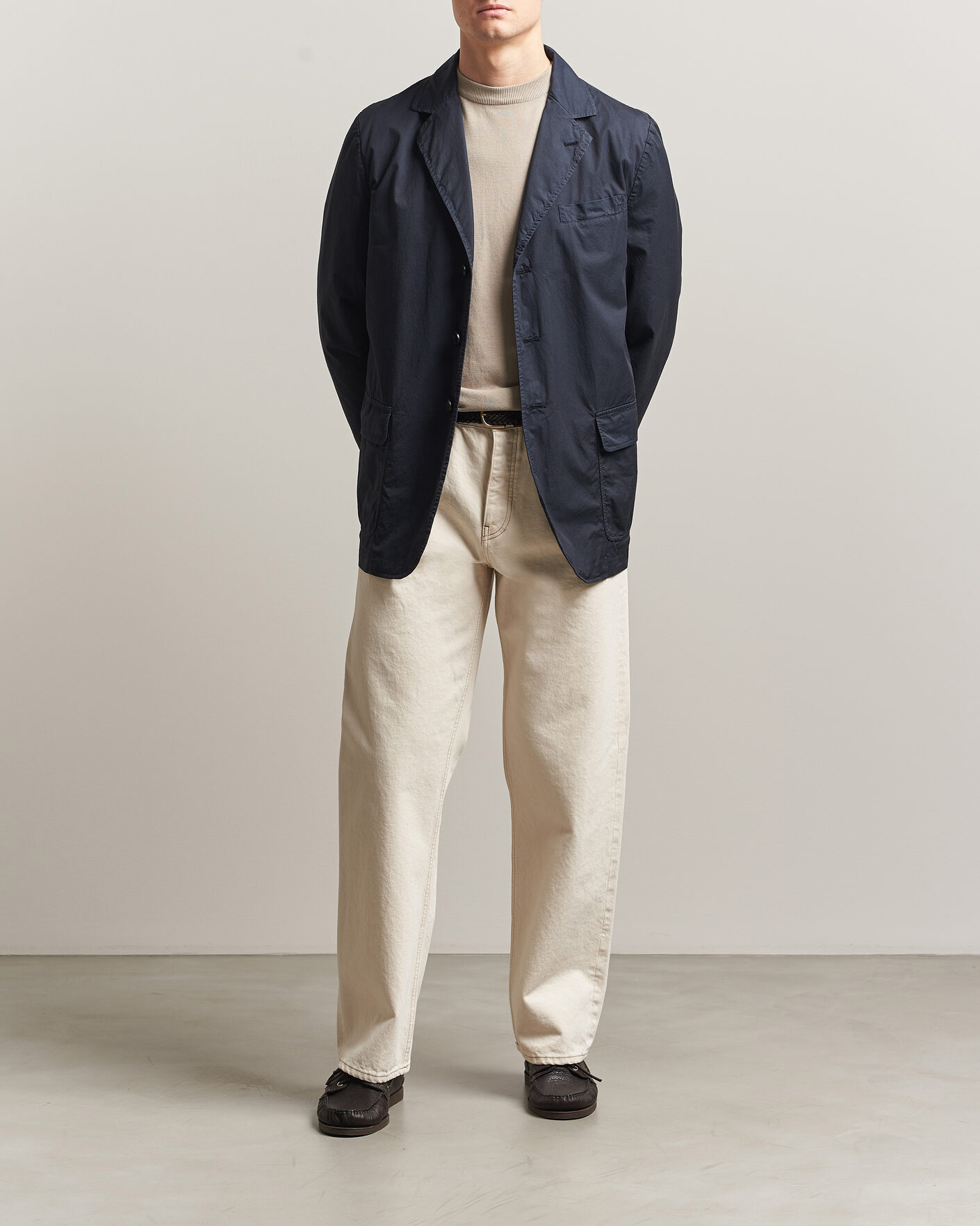 Uomini | Blazers | Aspesi | Cotton Blazer Navy