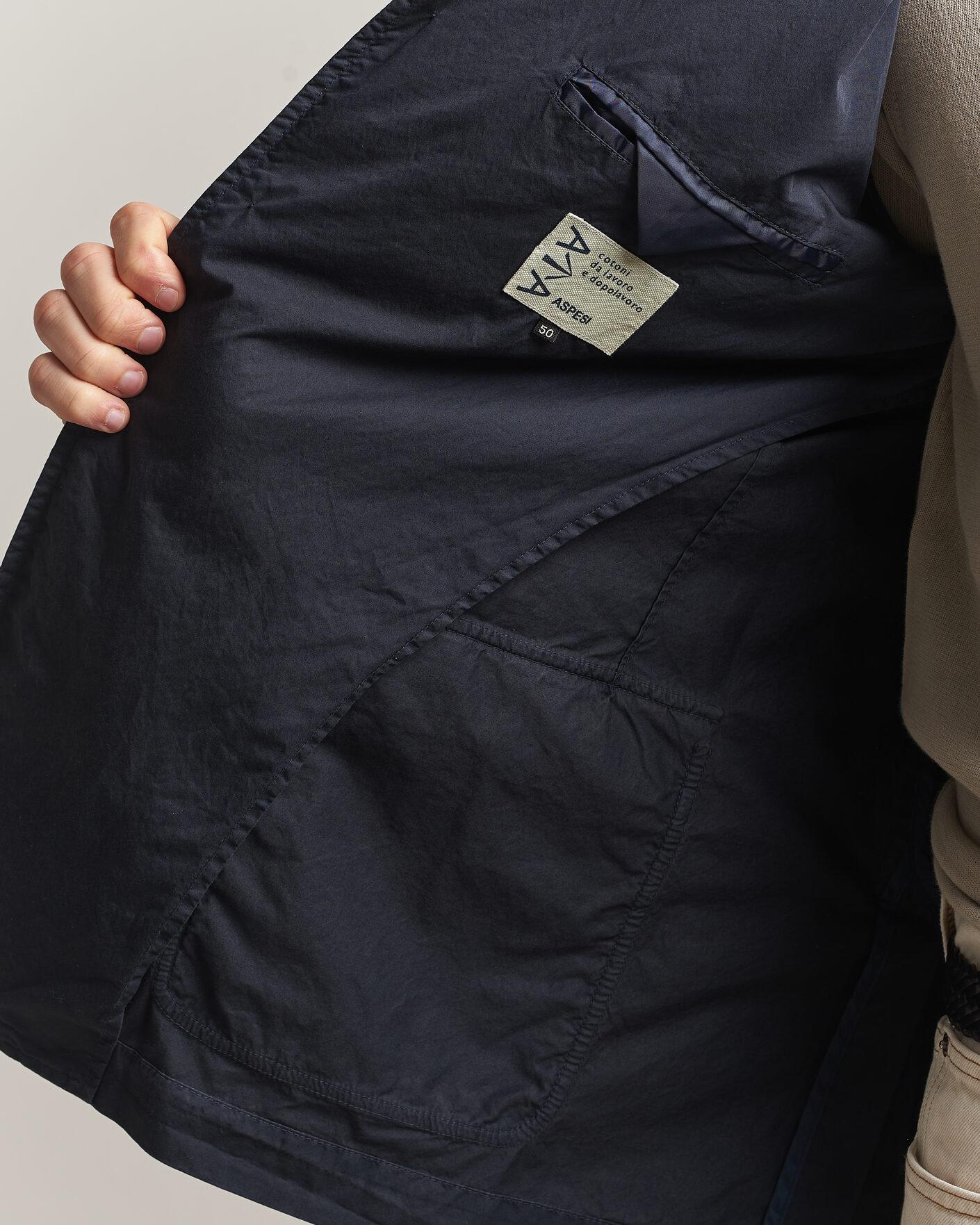 Uomini | Blazers | Aspesi | Cotton Blazer Navy