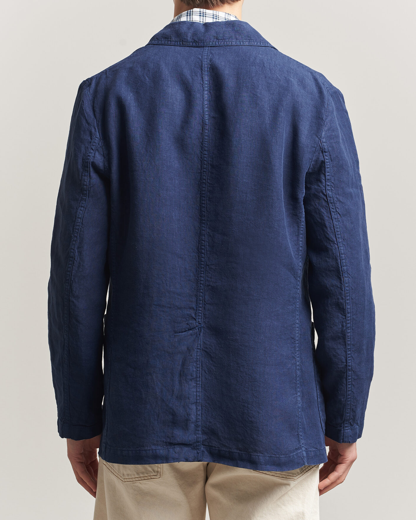 Uomini | Blazers | Aspesi | Samuraki Linen Blazer Navy