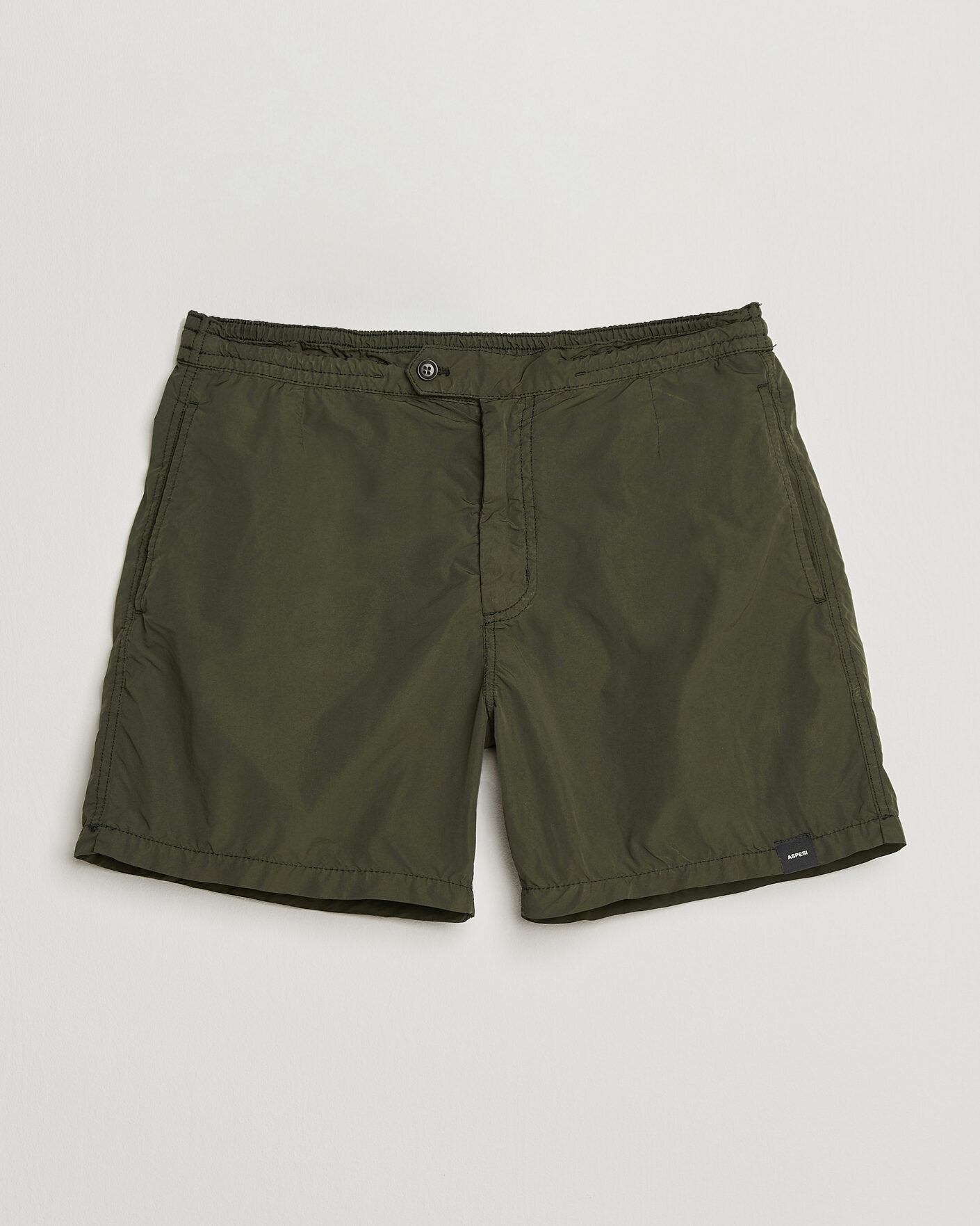 Uomini | Costumi da bagno | Aspesi | Caprese Nylon Swim Trunks Military