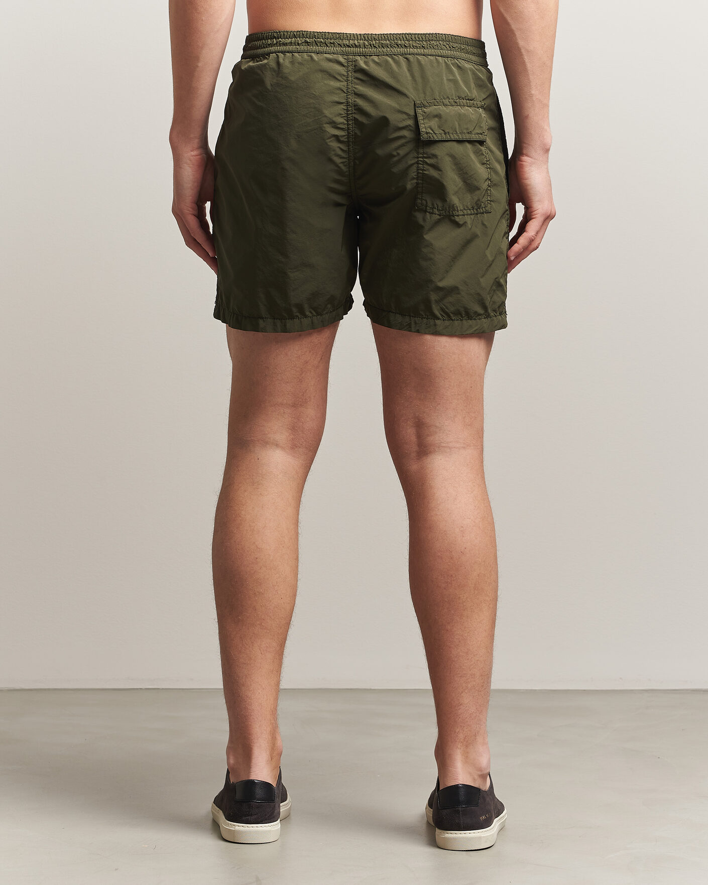 Uomini | Costumi da bagno | Aspesi | Caprese Nylon Swim Trunks Military