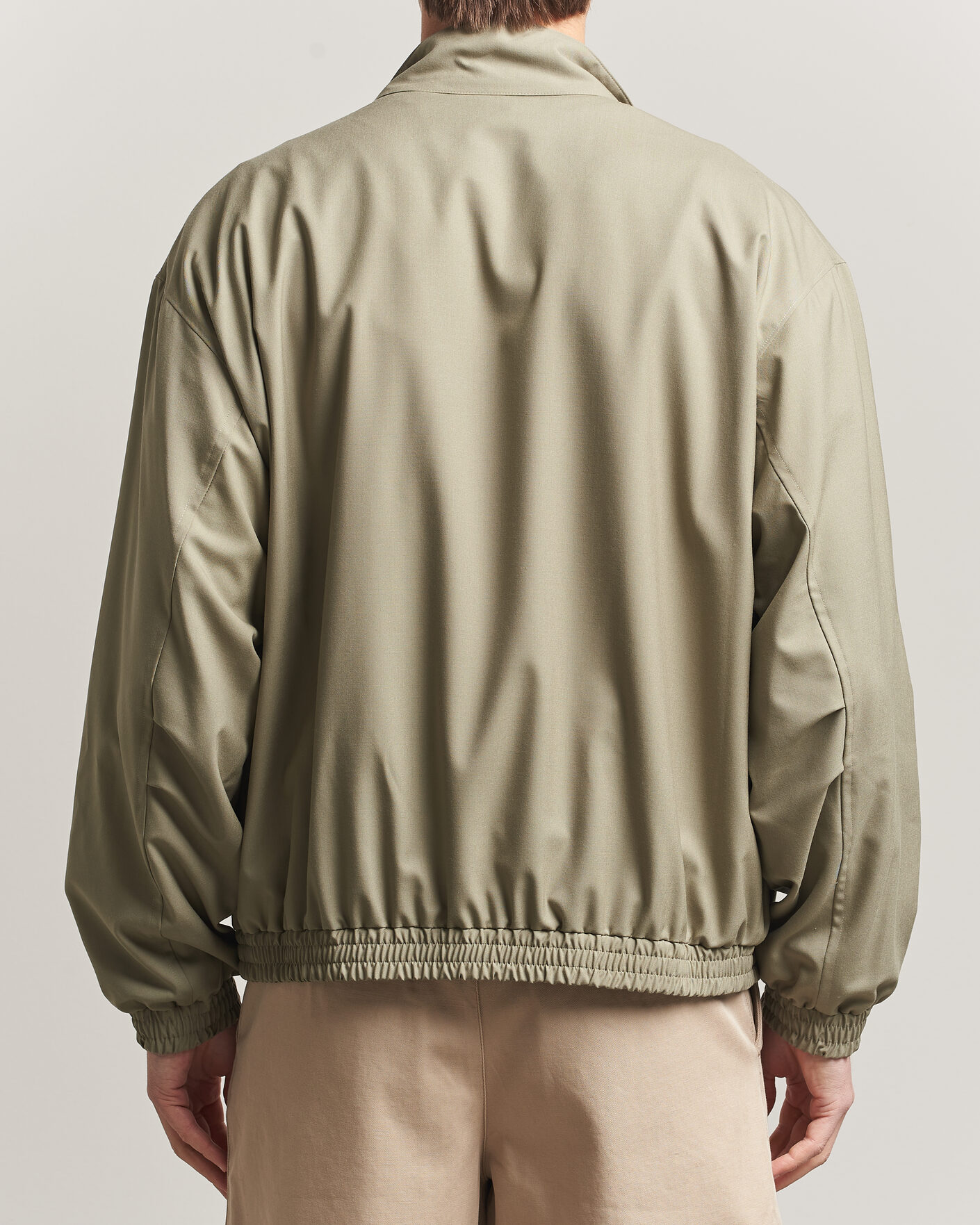 Uomini | Giacche | Auralee | Wool Zip Bomber Jacket Light Khaki