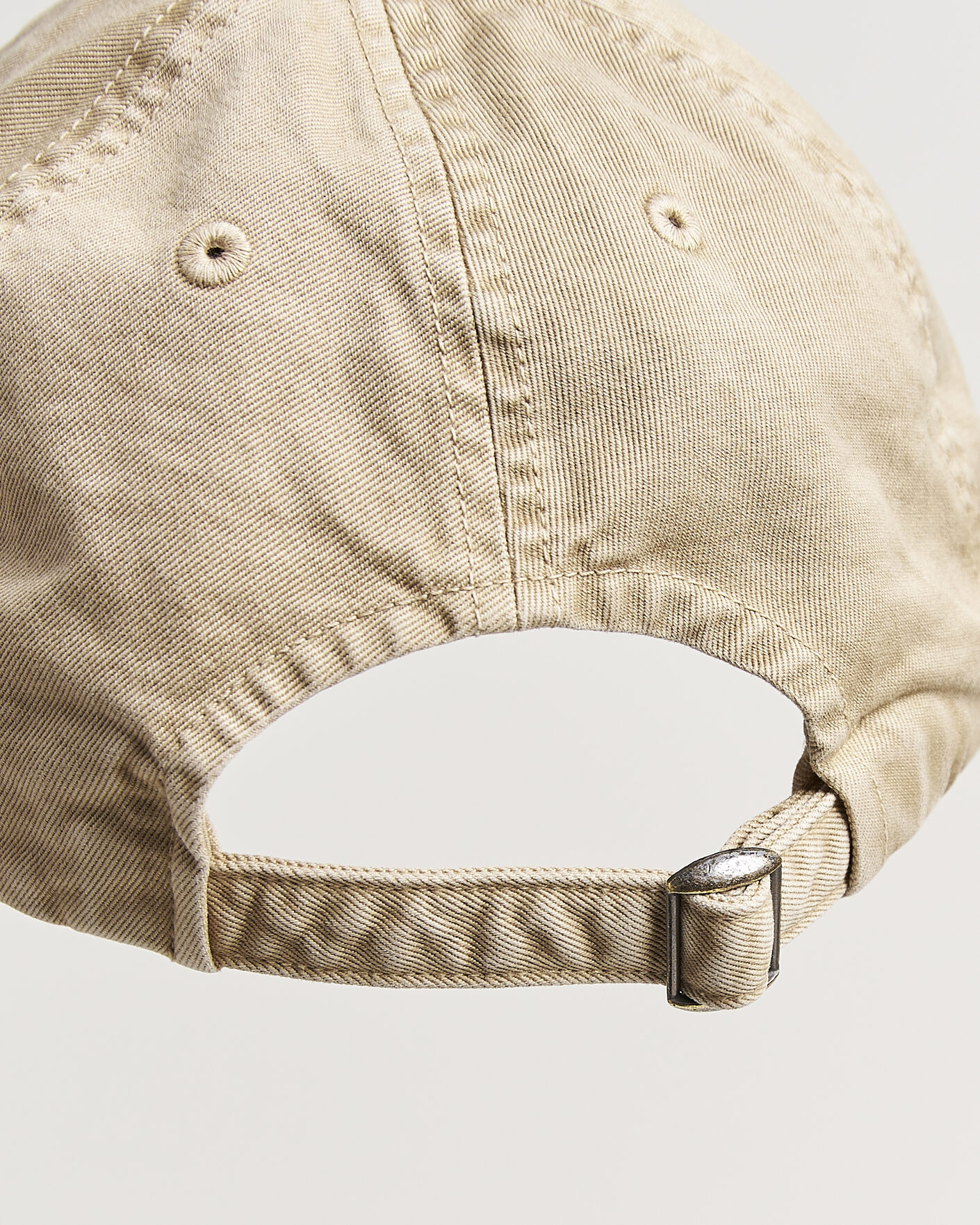 Uomini | Cappelli & Berretti | Auralee | Garment Dyed Finx Baseball Cap Light Beige