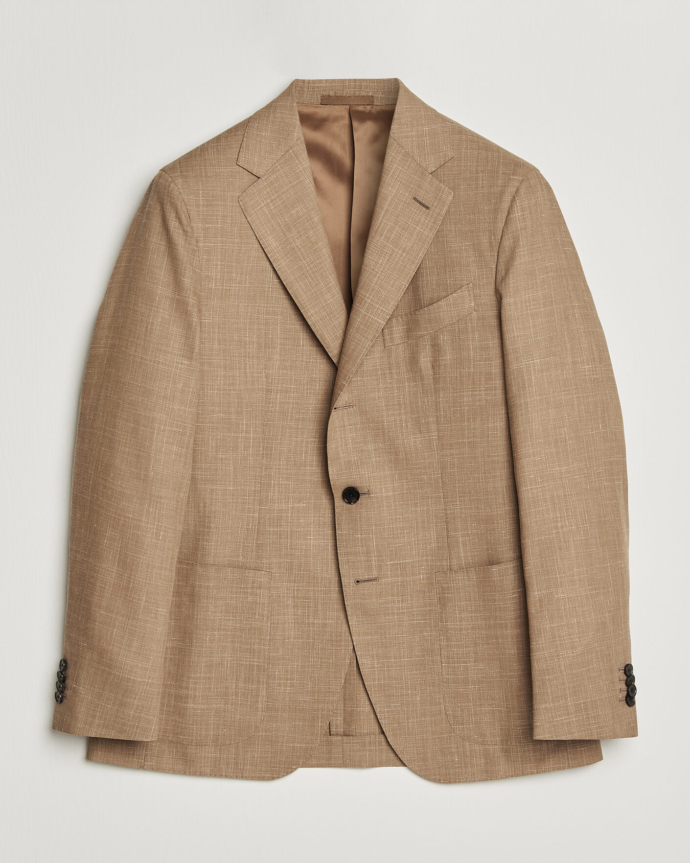 Uomini | Blazers | Caruso | Aida Wool/Silk Blazer Brown