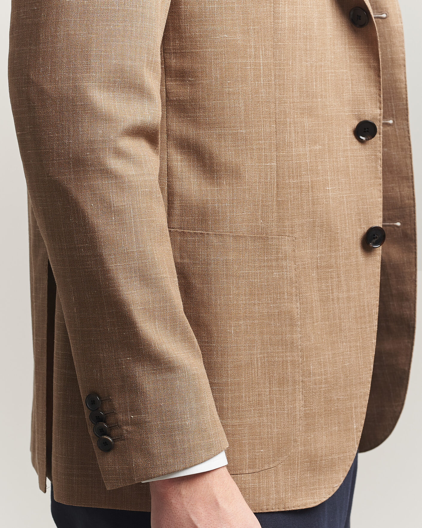 Uomini | Blazers | Caruso | Aida Wool/Silk Blazer Brown