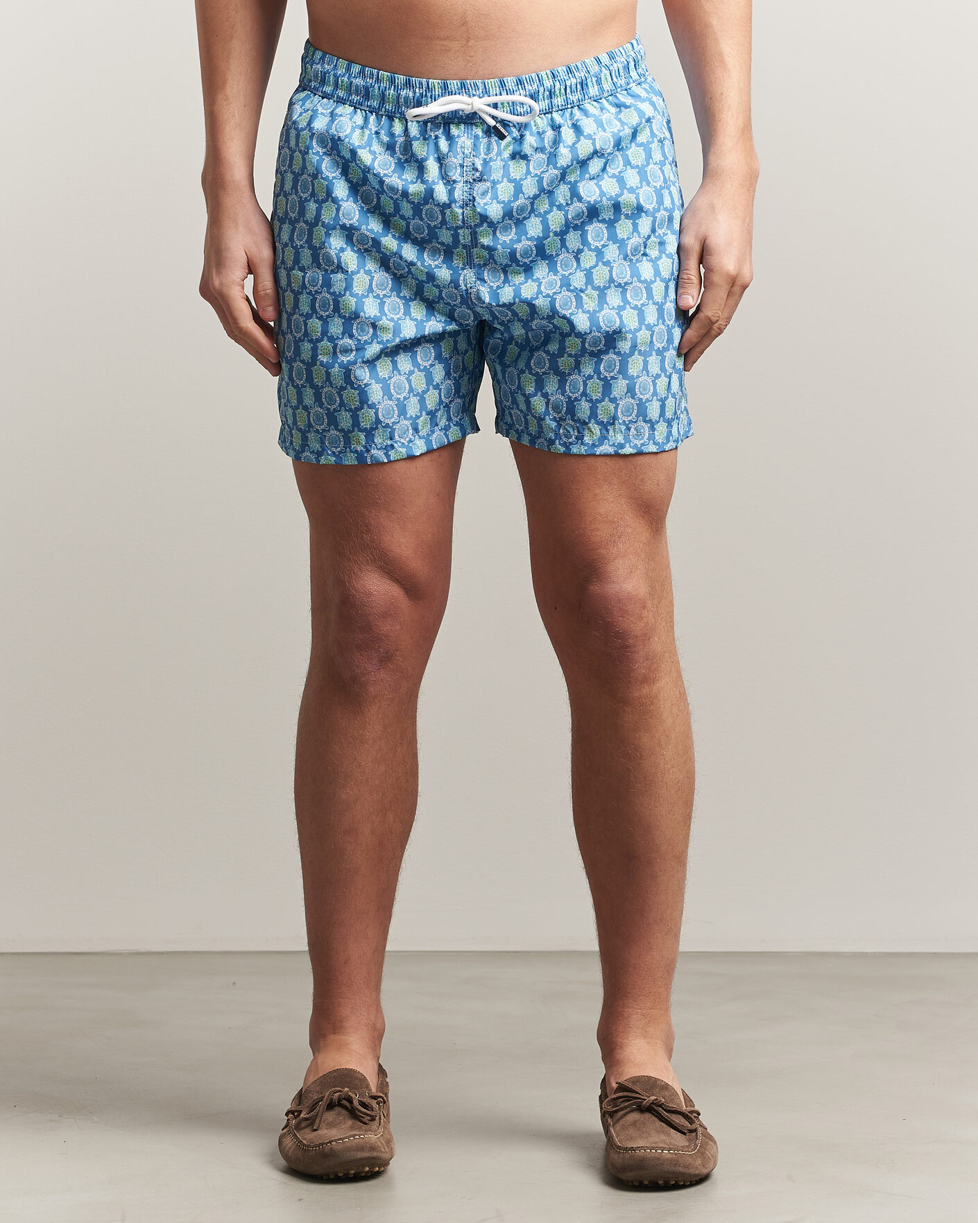 Uomini | Costumi da bagno | Fedeli | Madeira Swim Trunk Blue Turtles