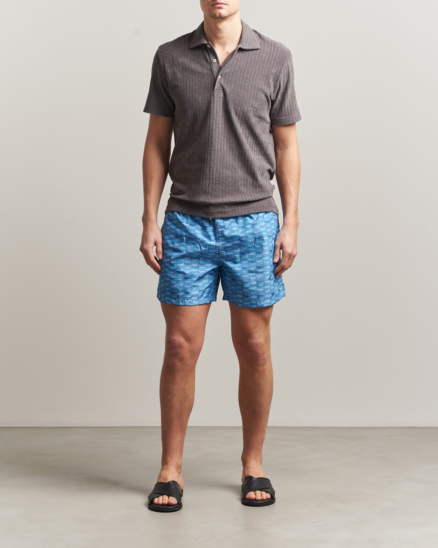 Uomini | Costumi da bagno | Fedeli | Madeira Swim Trunk Blue Crocs