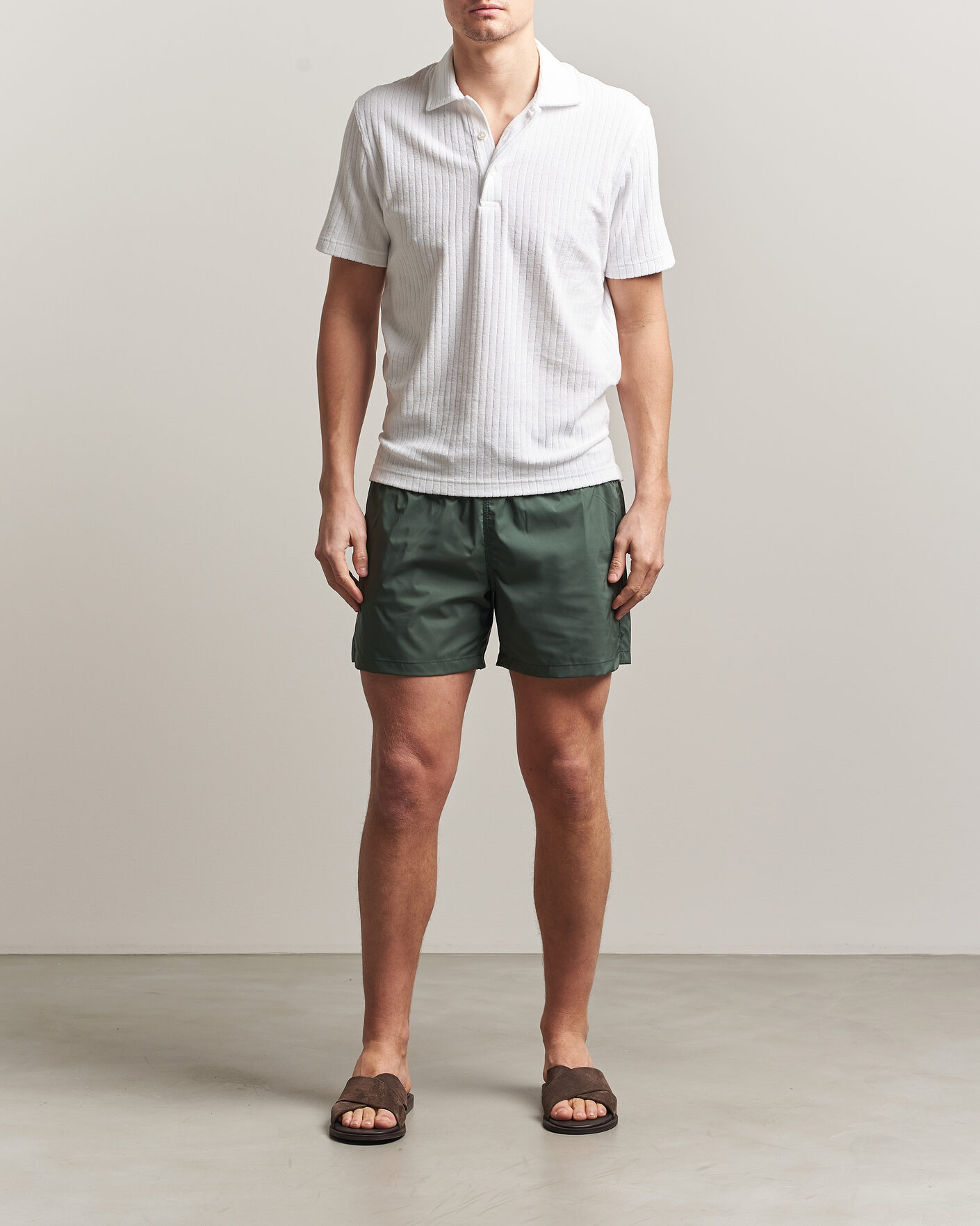 Uomini | Costumi da bagno | Fedeli | Madeira Swim Trunk Dark Green