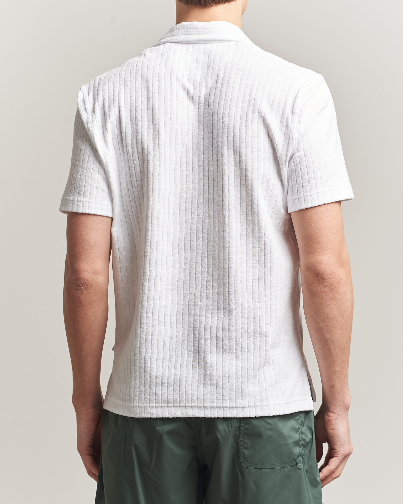 Uomini | Polo | Fedeli | Rib Terry Polo White
