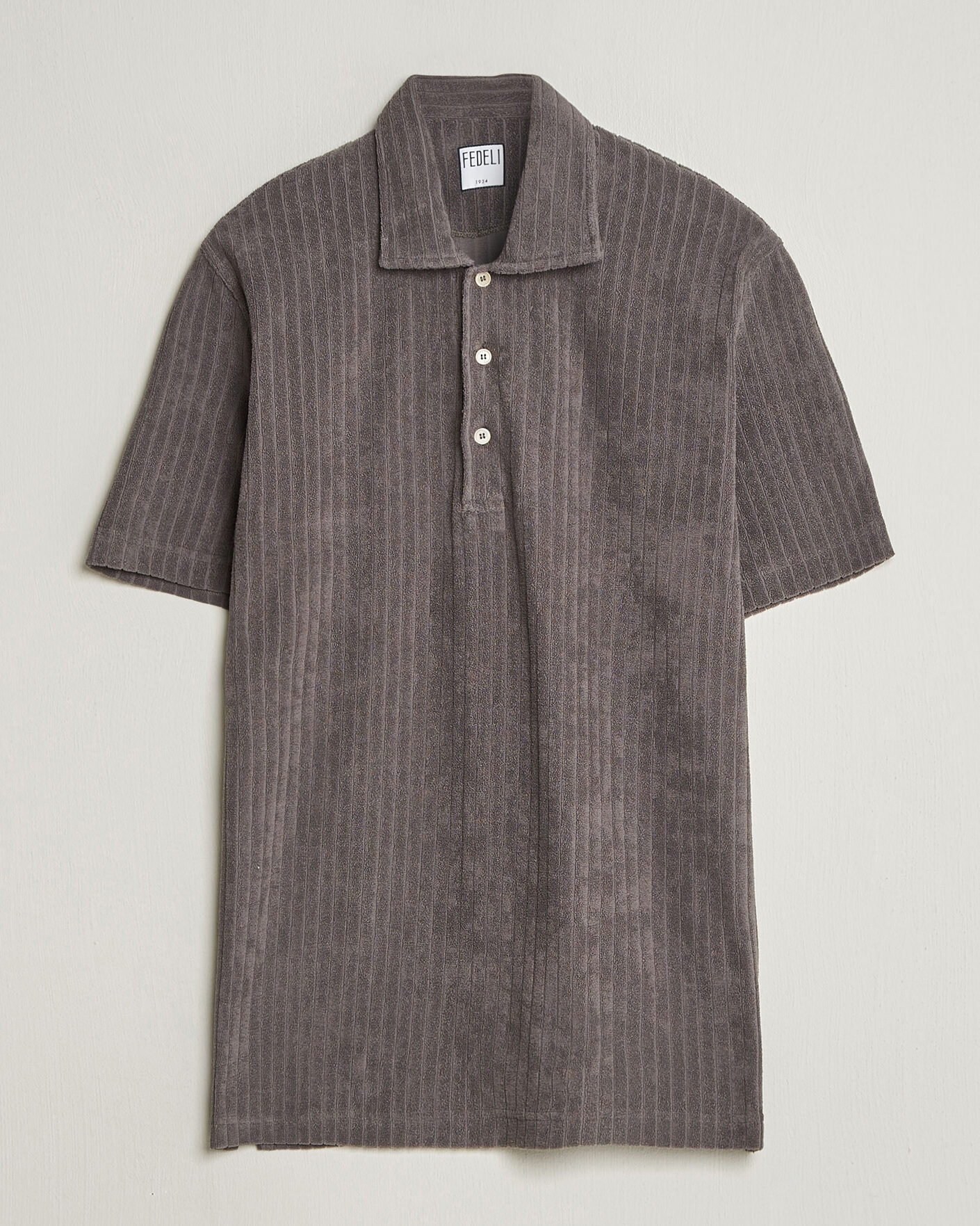 Uomini | Polo | Fedeli | Rib Terry Polo Taupe