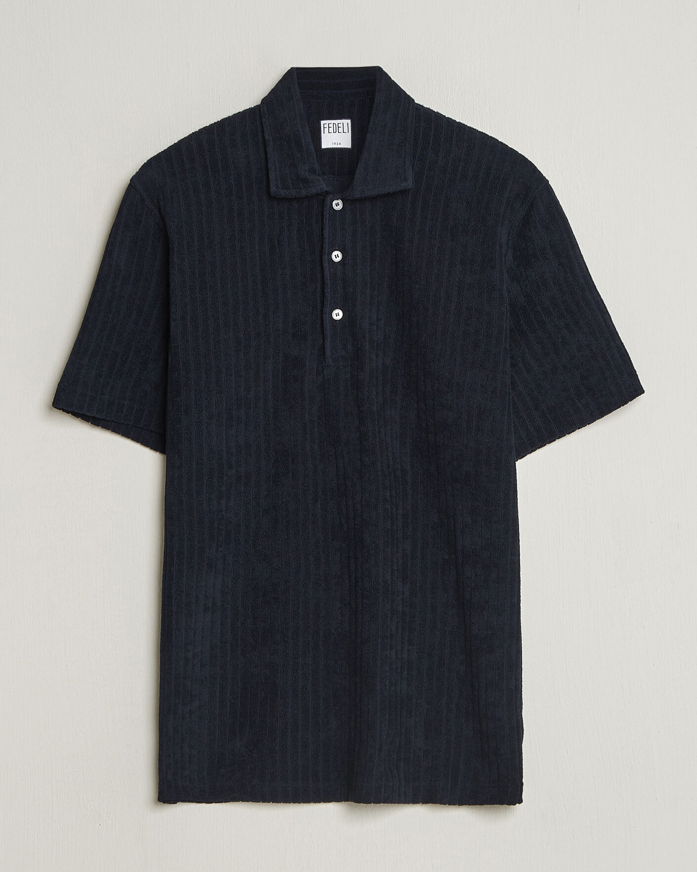 Uomini | Polo | Fedeli | Rib Terry Polo Navy