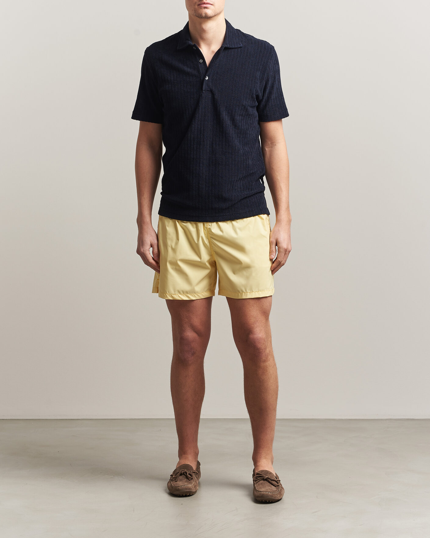 Uomini | Polo | Fedeli | Rib Terry Polo Navy