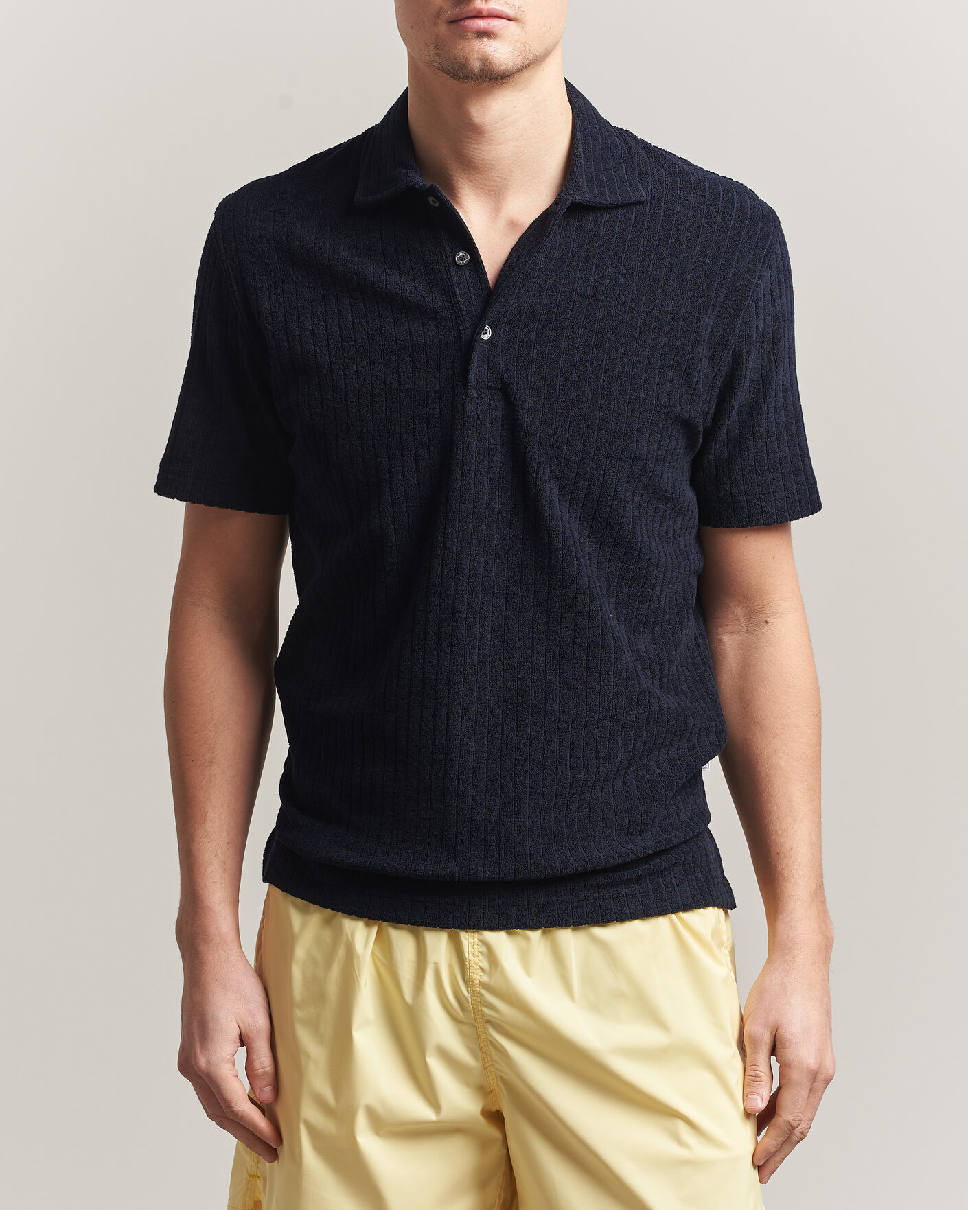 Uomini | Polo | Fedeli | Rib Terry Polo Navy