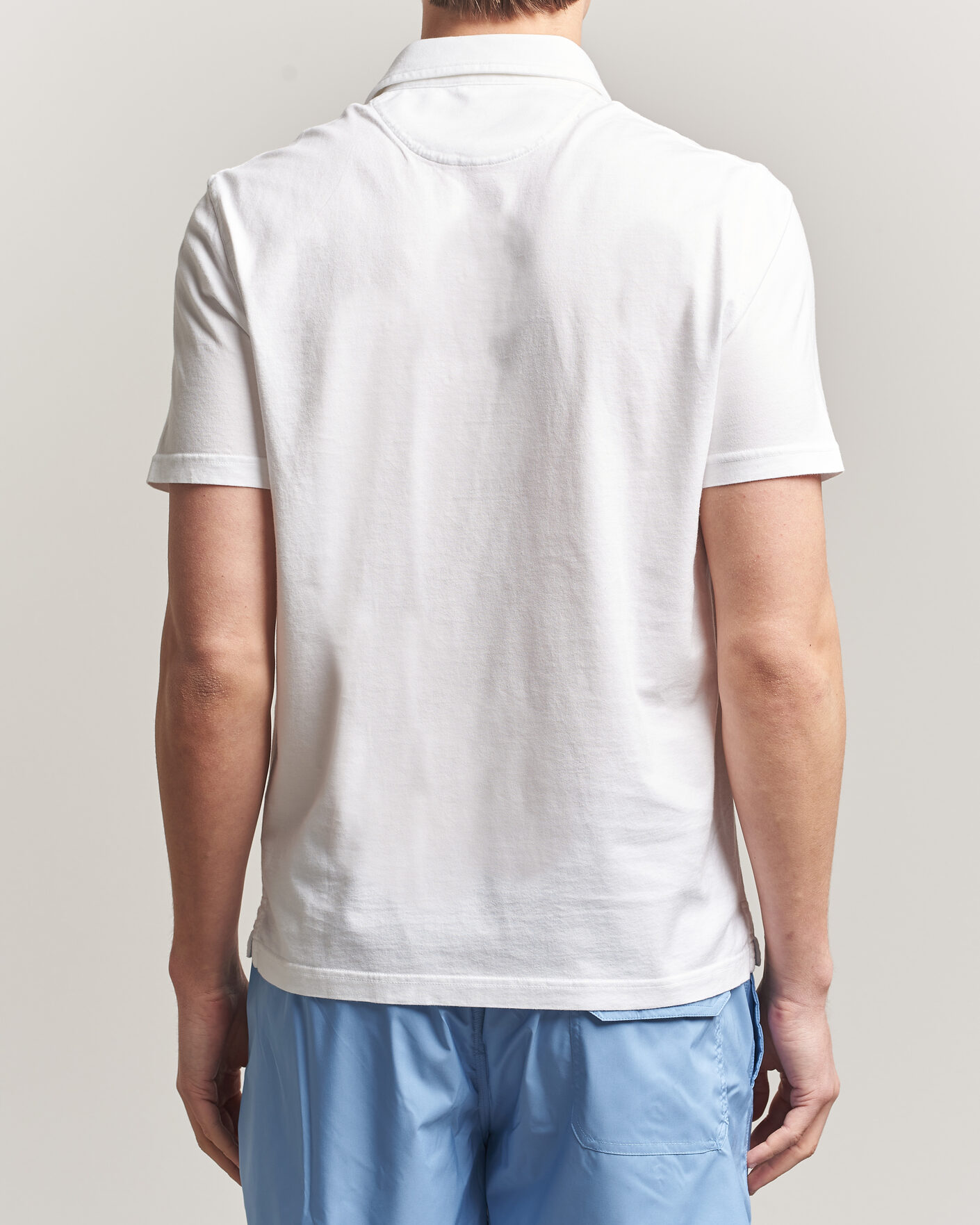 Uomini | Polo | Fedeli | Zero Organic Cotton Polo White