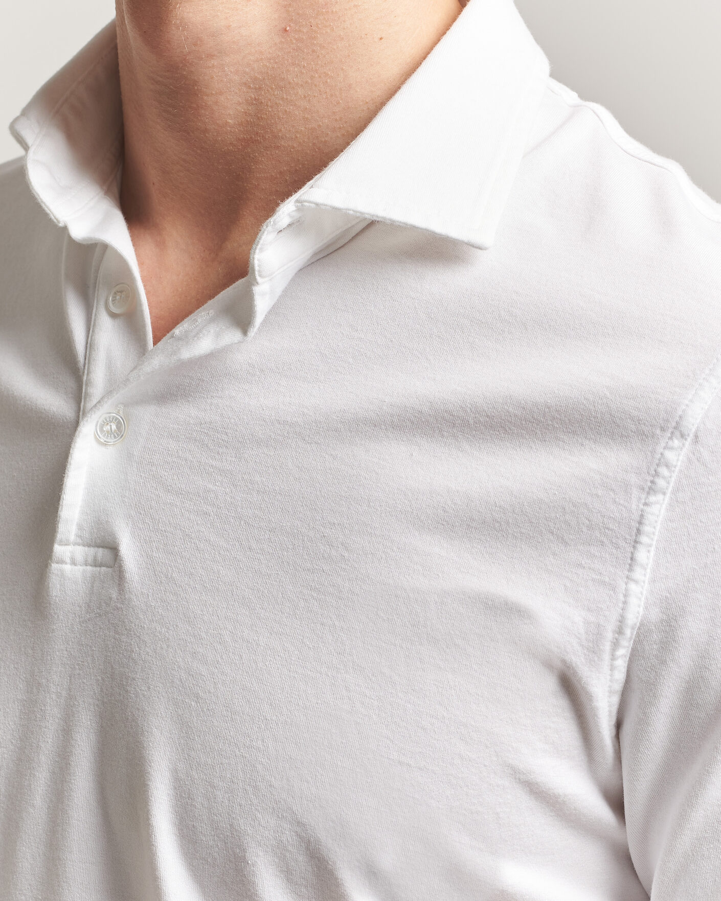 Uomini | Polo | Fedeli | Zero Organic Cotton Polo White