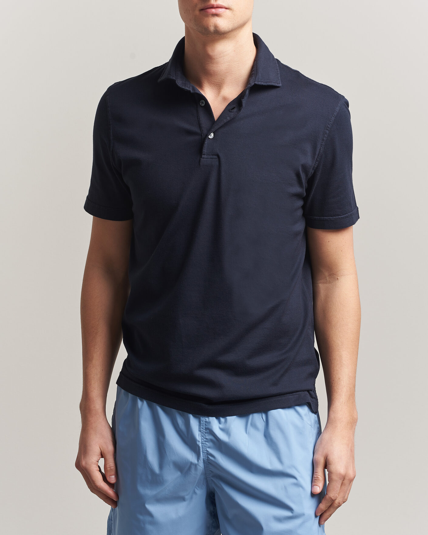 Uomini | Polo | Fedeli | Zero Organic Cotton Polo Navy