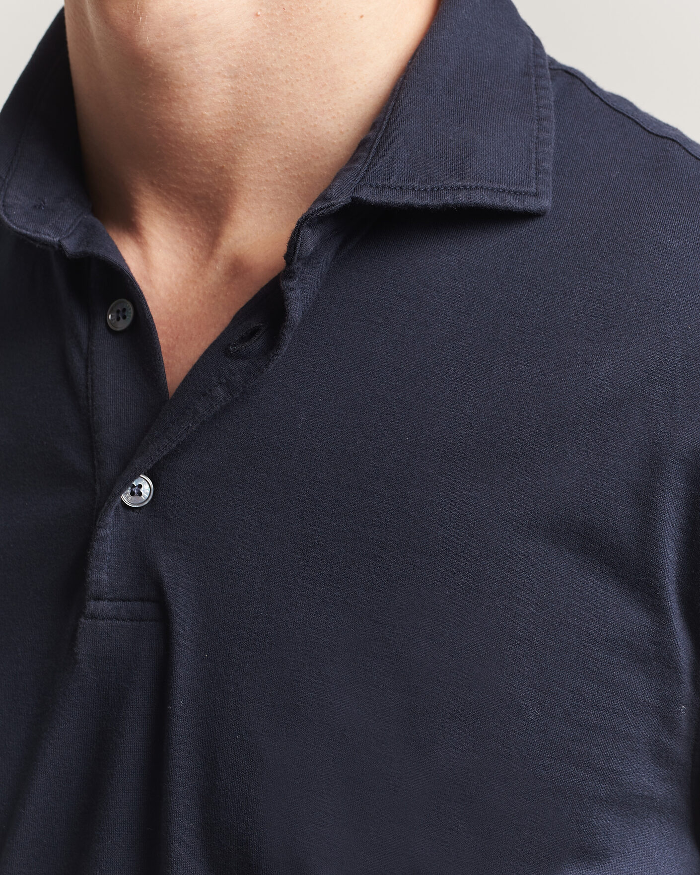 Uomini | Polo | Fedeli | Zero Organic Cotton Polo Navy