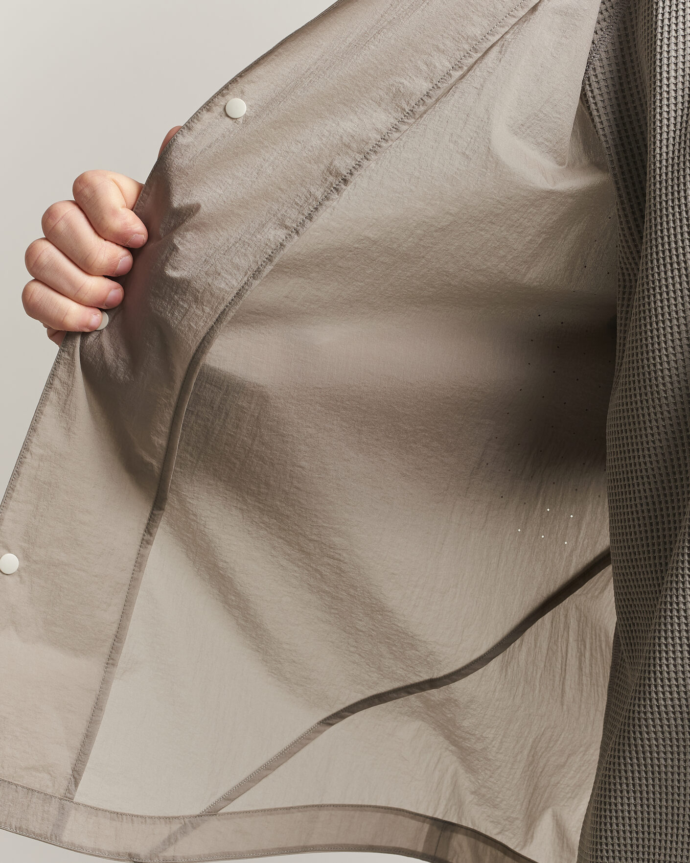 Uomini | Camicie | Goldwin | Nylon Wind Shirt Arid Beige