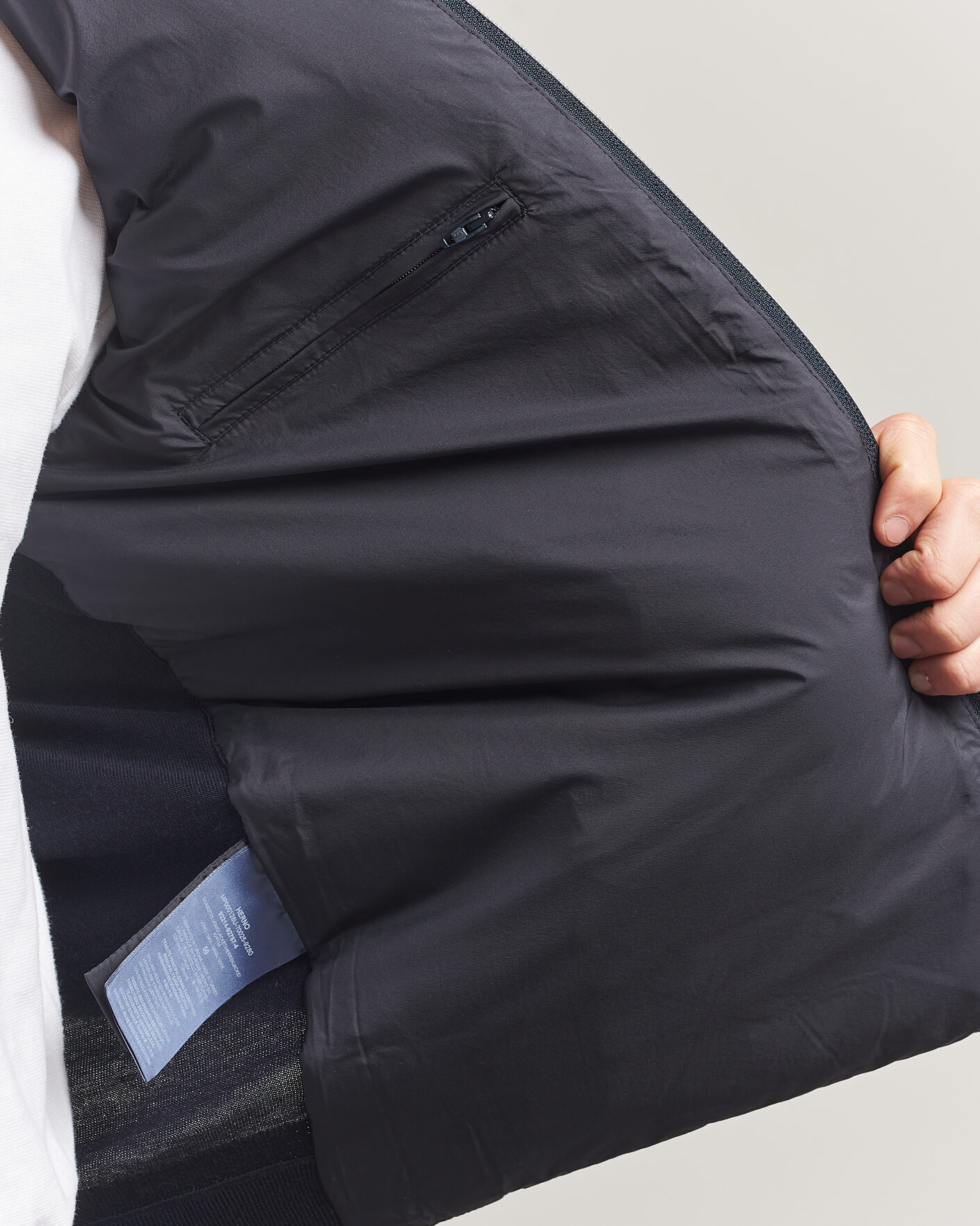 Uomini | Giacche | Herno | Luxury Hybrid Jacket Navy