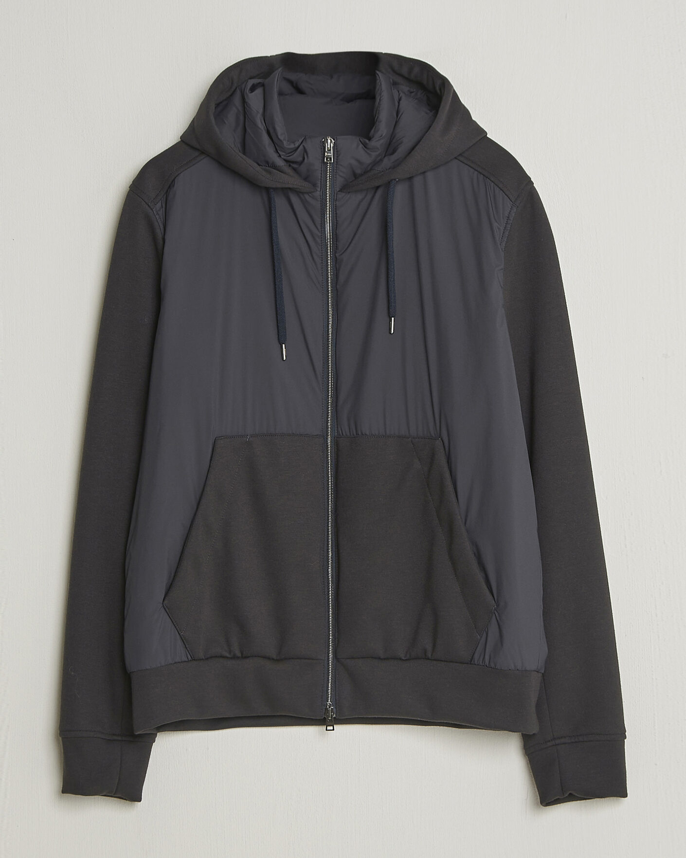Uomini | Giacche | Herno | Hooded Hybrid Jacket Navy