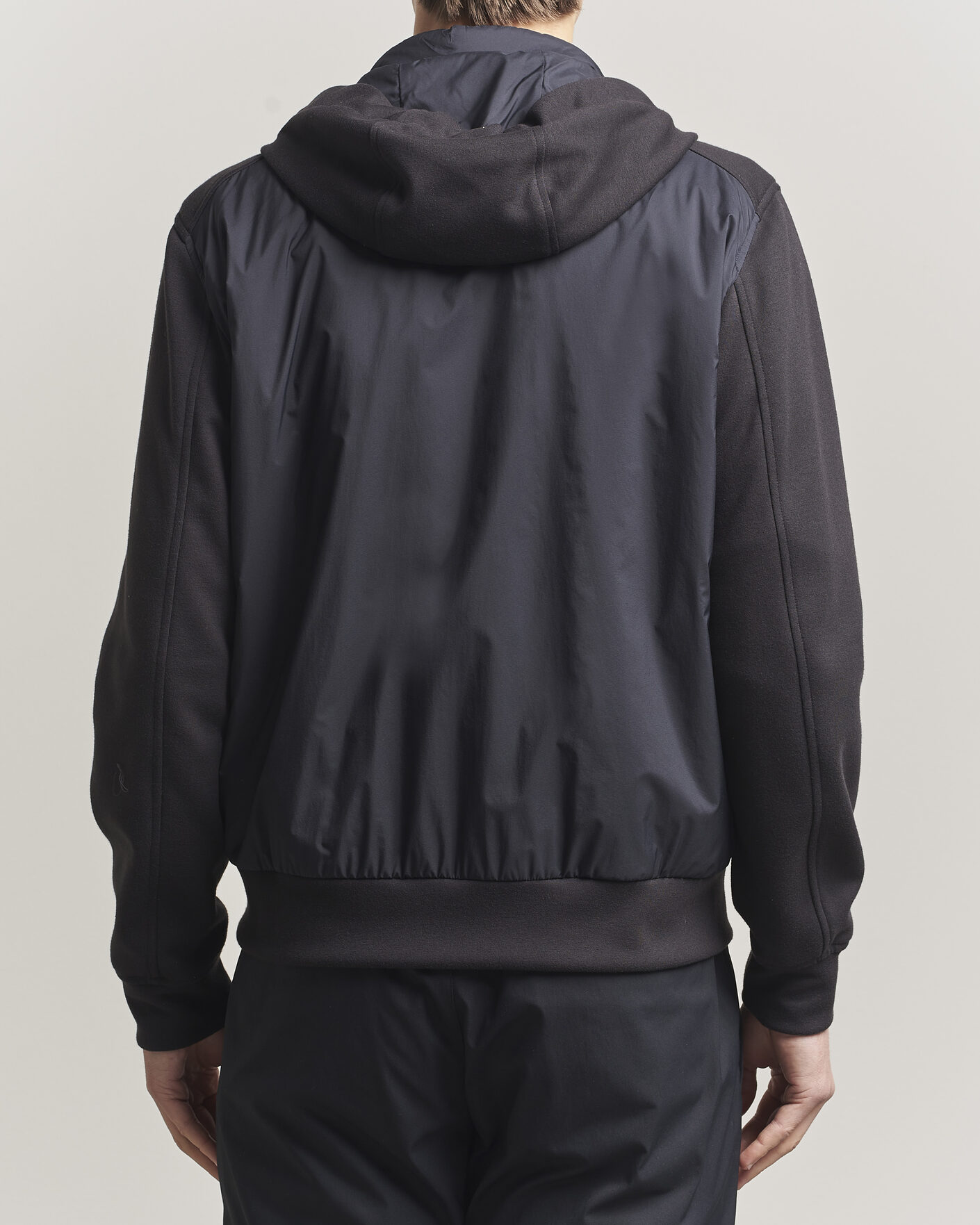 Uomini | Giacche | Herno | Hooded Hybrid Jacket Navy