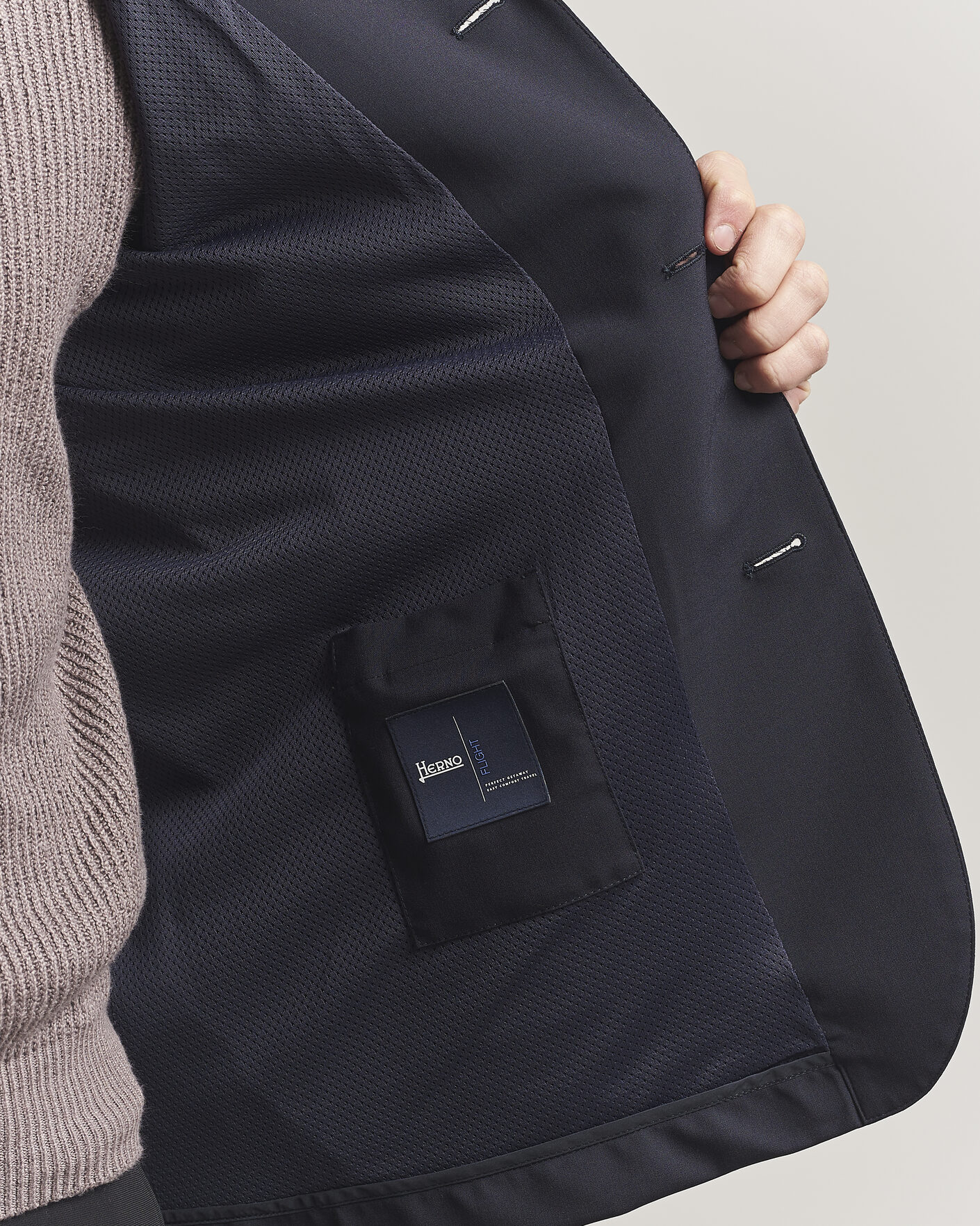 Uomini | Giacche | Herno | Travel Wool Chore Jacket Navy