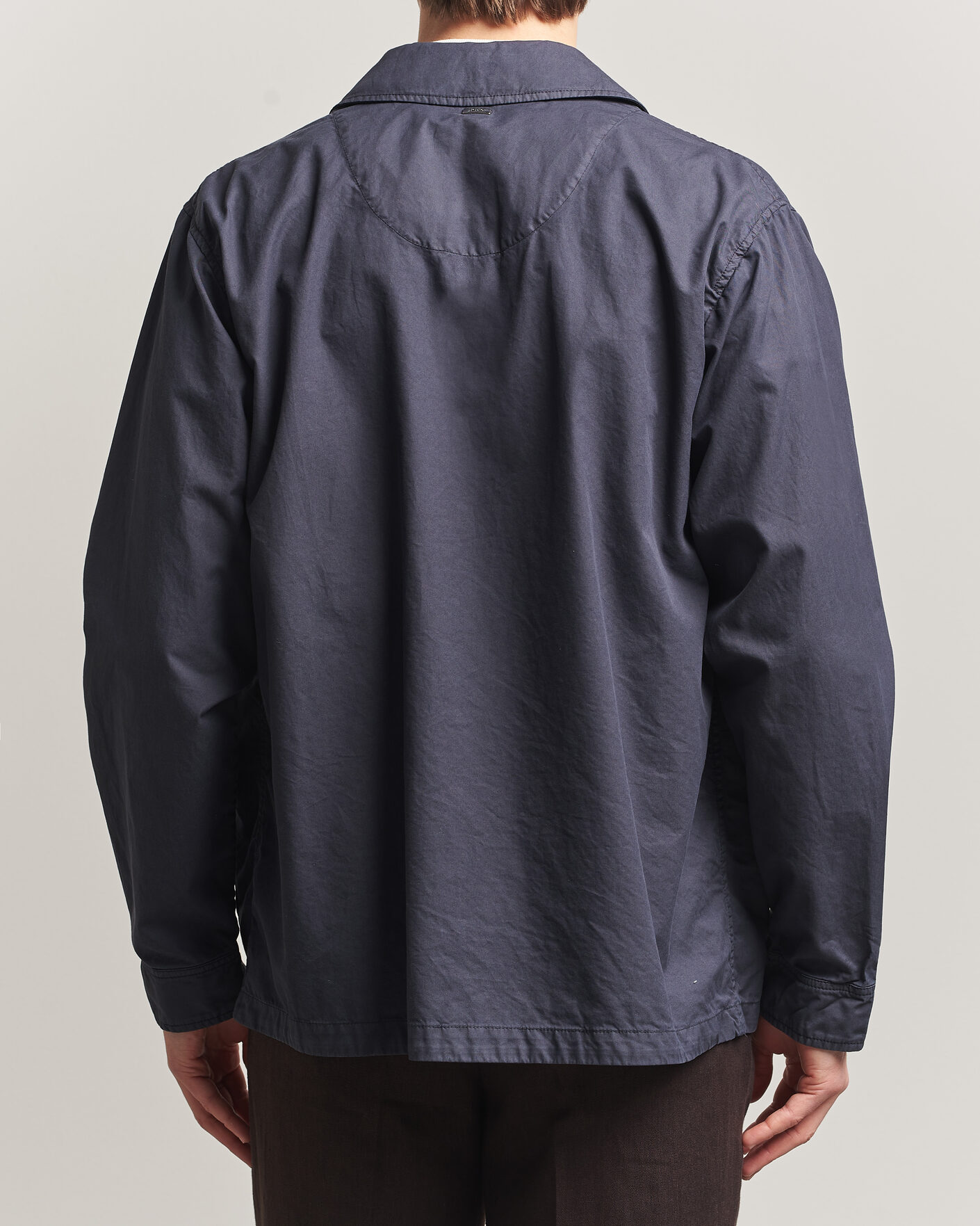 Uomini | Giacche | Herno | Washed Cotton Field Jacket Navy