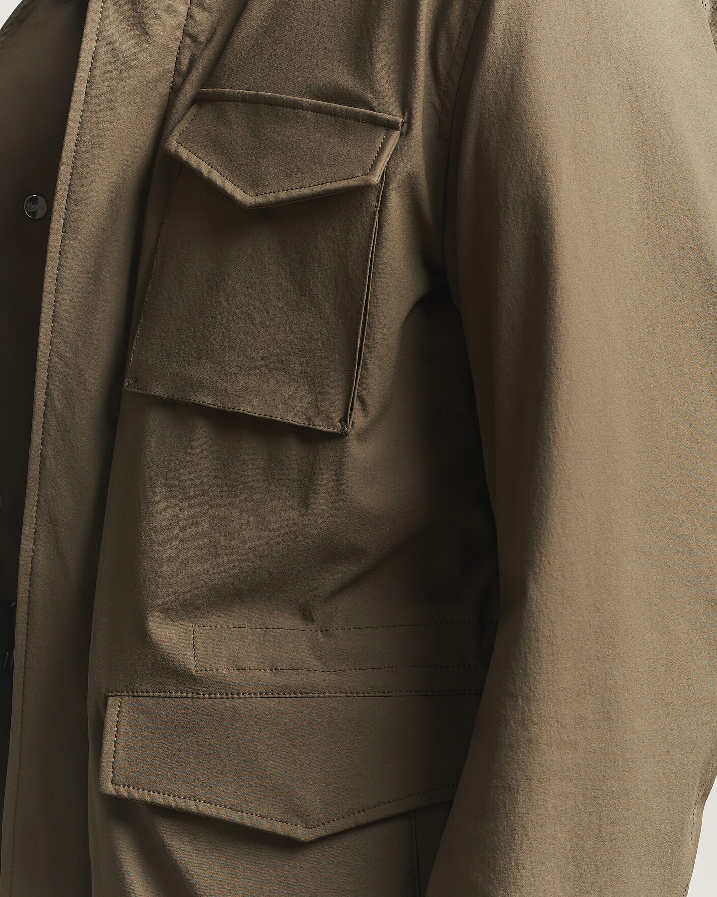 Uomini | Giacche | Herno | Soft Nylon Field Jacket Military