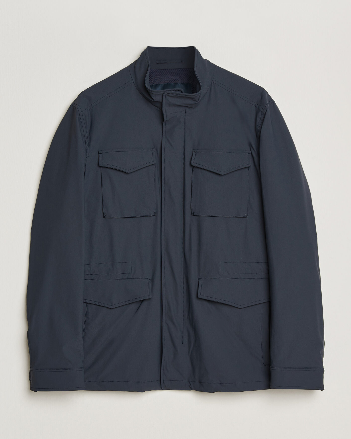 Uomini | Giacche | Herno | Soft Nylon Field Jacket Navy