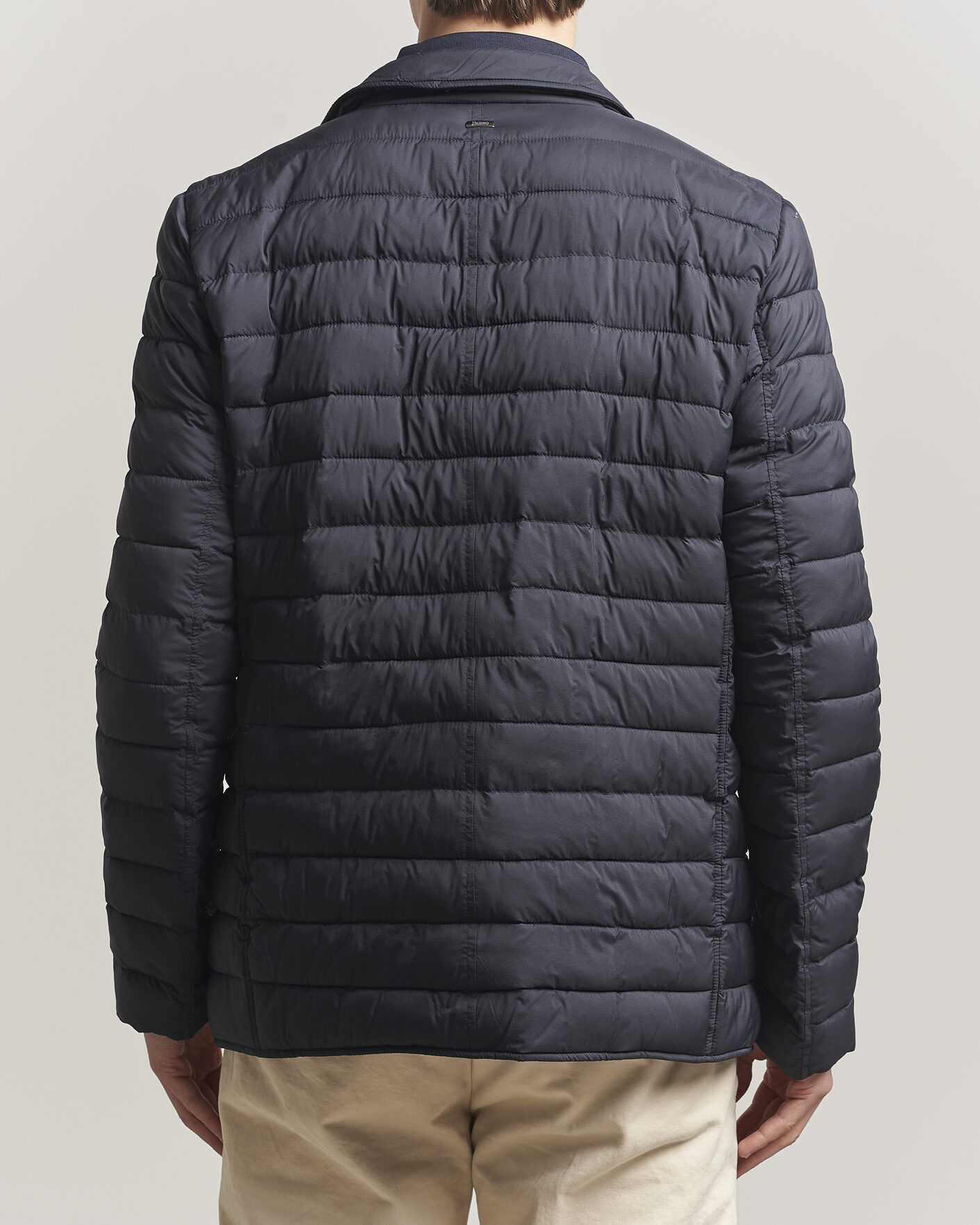 Uomini | Giacche | Herno | Nuage Matt Nylon Blazer Navy