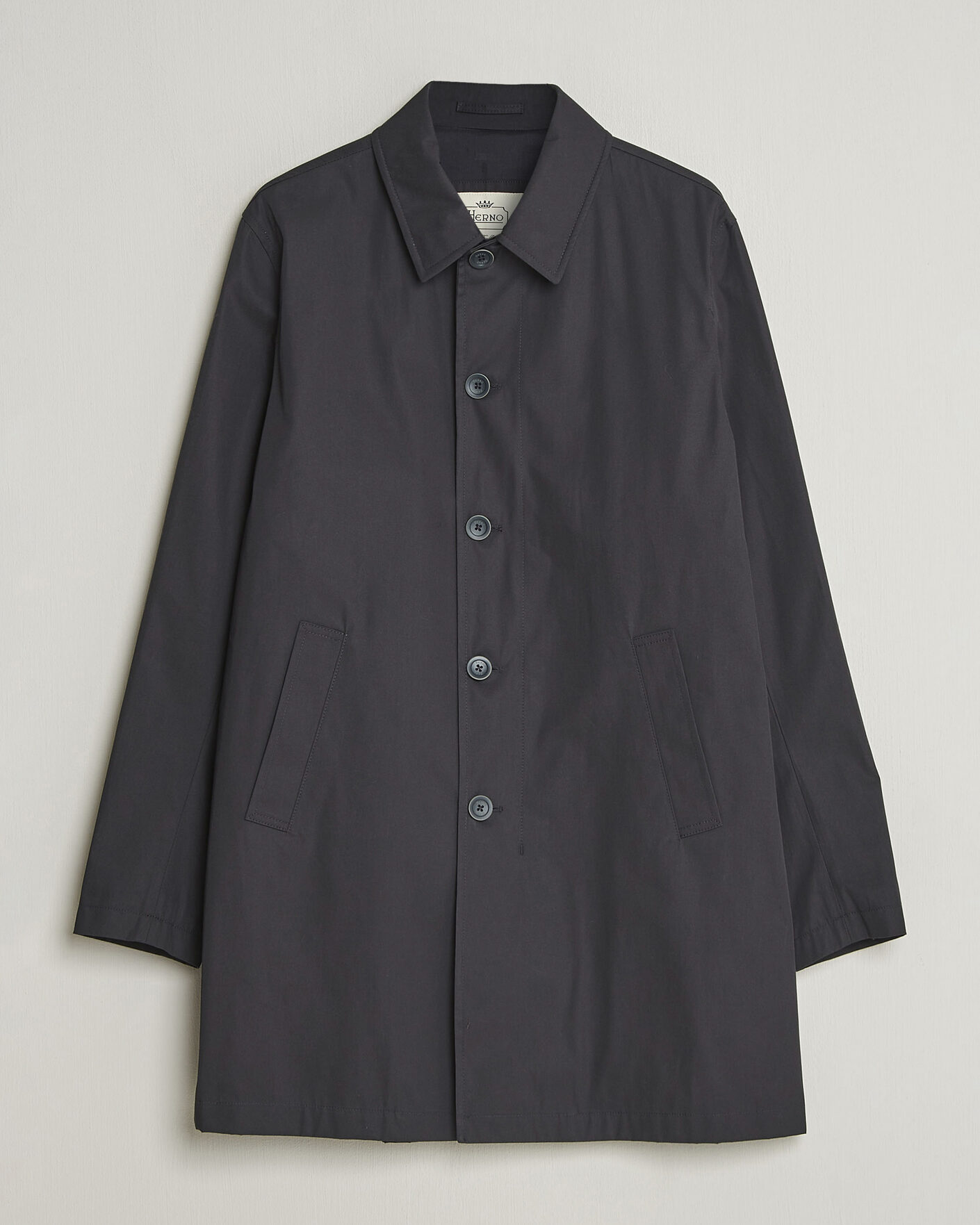 Uomini | Giacche | Herno | Cotton Car Coat Navy