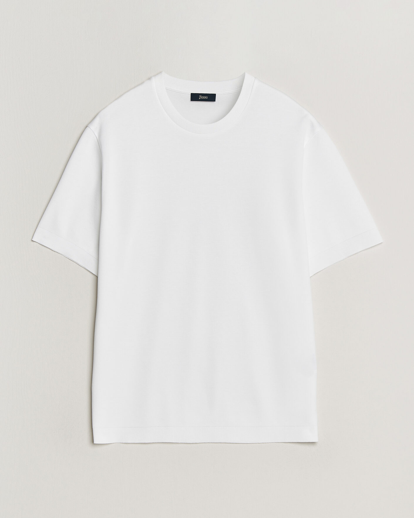 Uomini | T-shirt | Herno | Micro Piquet T-Shirt White