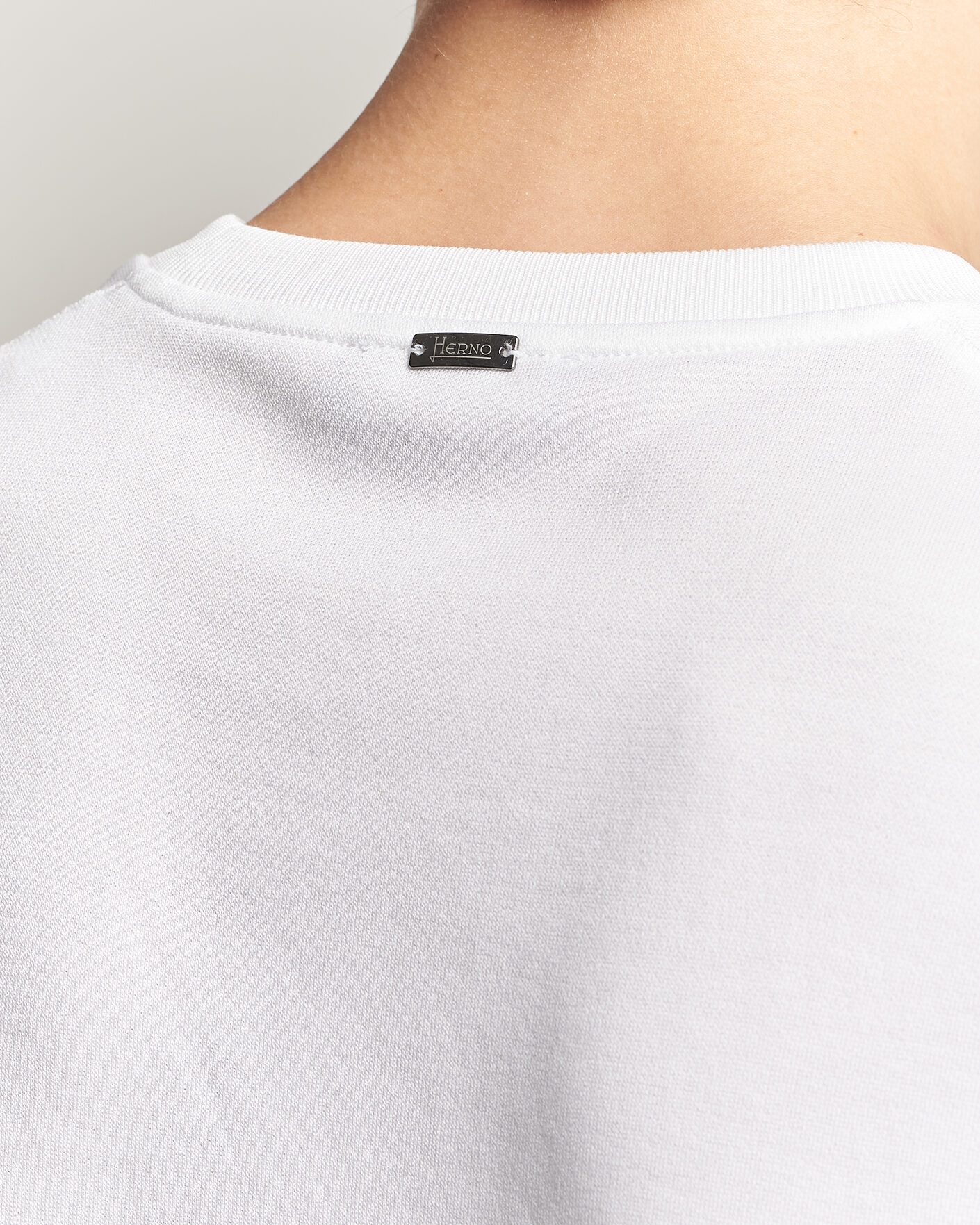Uomini | T-shirt | Herno | Micro Piquet T-Shirt White