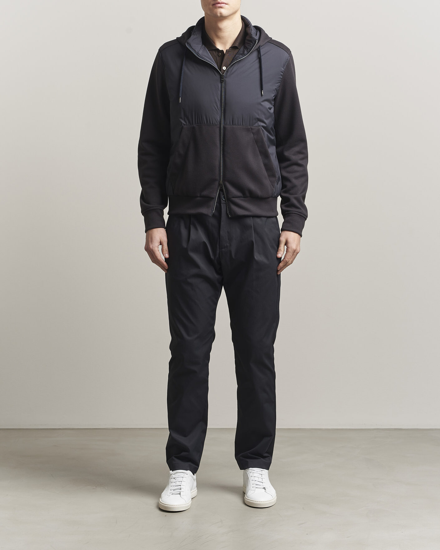 Uomini | Pantaloni | Herno | Drawstring Pants Navy