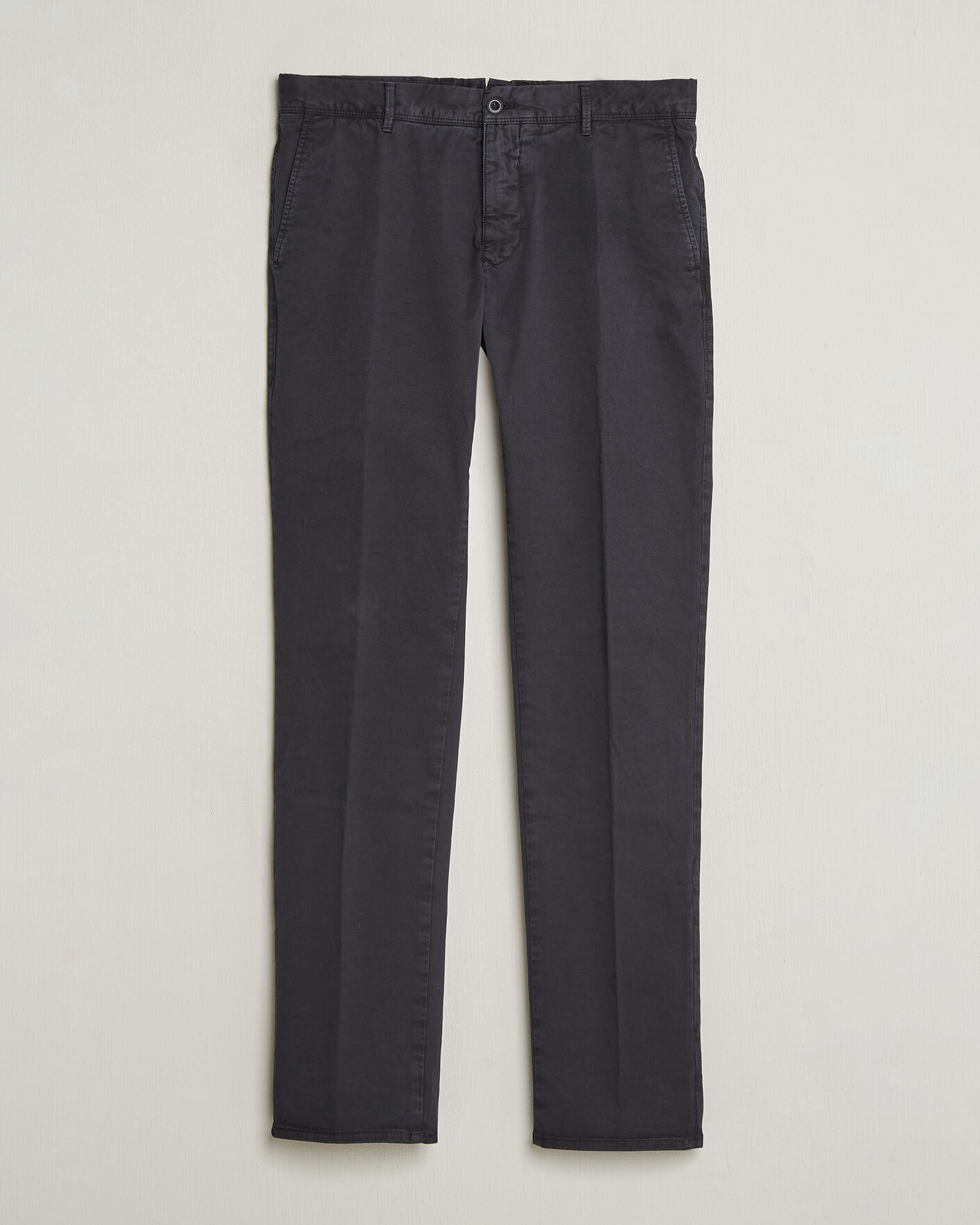 Uomini | Pantaloni | Incotex | Slim Fit Garment Dyed Slacks Navy