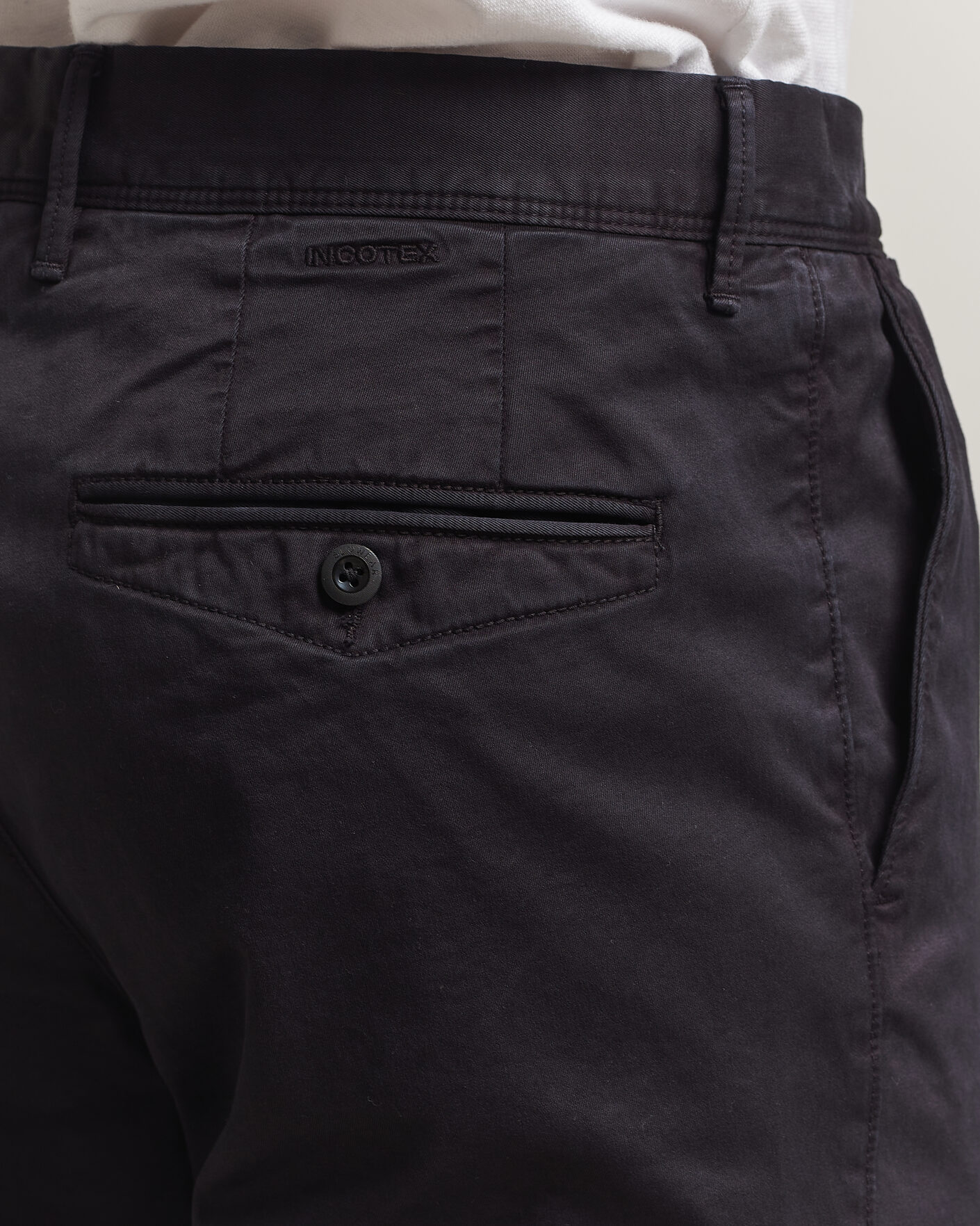 Uomini | Pantaloni | Incotex | Regular Fit Garment Dyed Slacks Navy